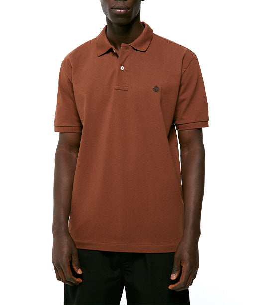 Basic Piqué Polo Brown