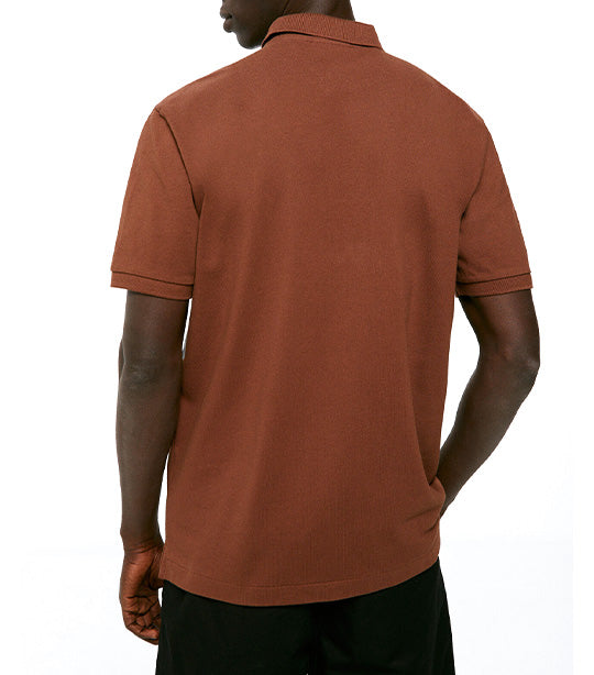 Basic Piqué Polo Brown
