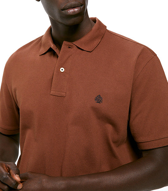 Basic Piqué Polo Brown