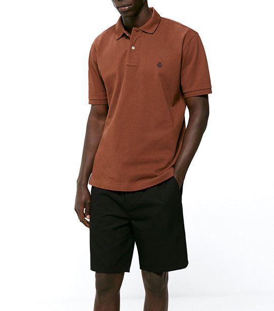 Basic Piqué Polo Brown