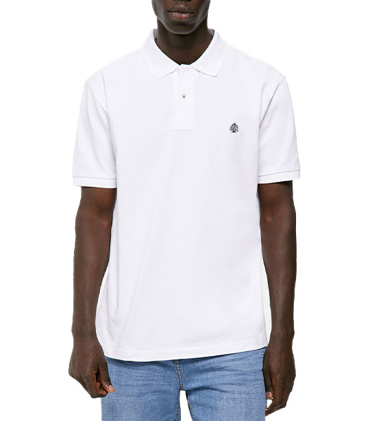Basic Piqué Polo White