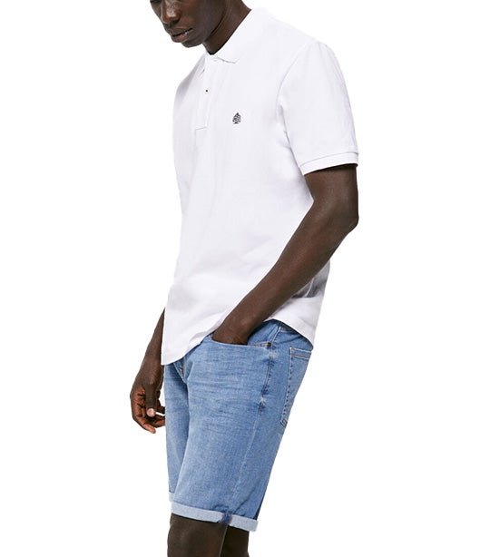 Basic Piqué Polo White