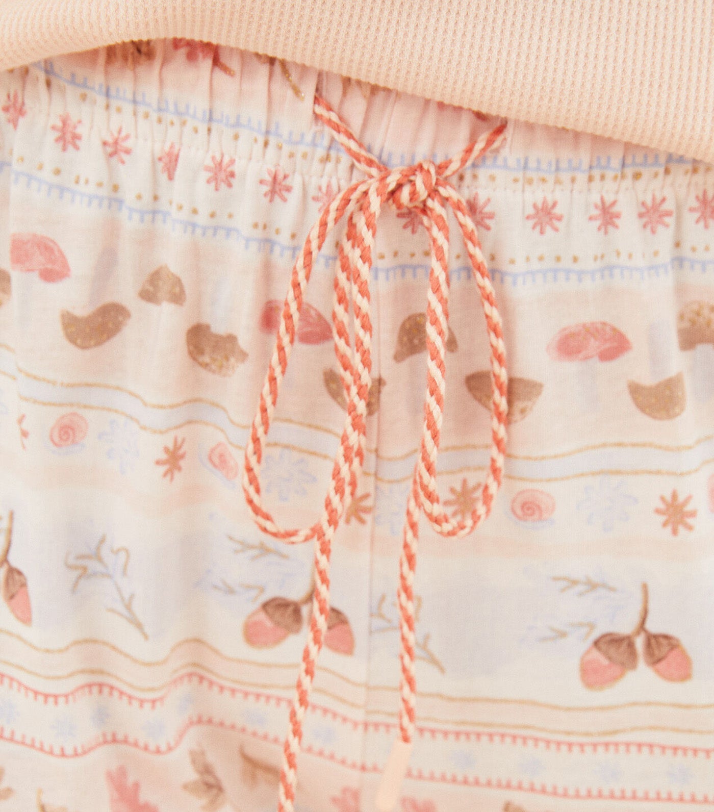 Long Cotton Pajama Bottoms Multicolor