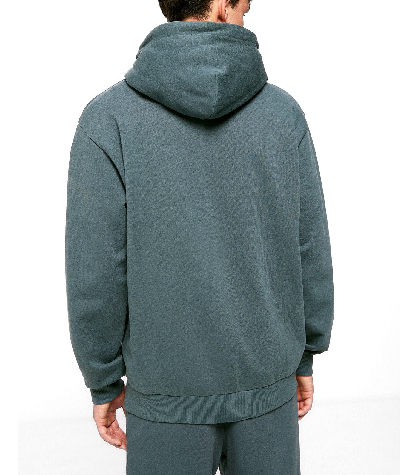 Basic Open Sweatshirt Blue