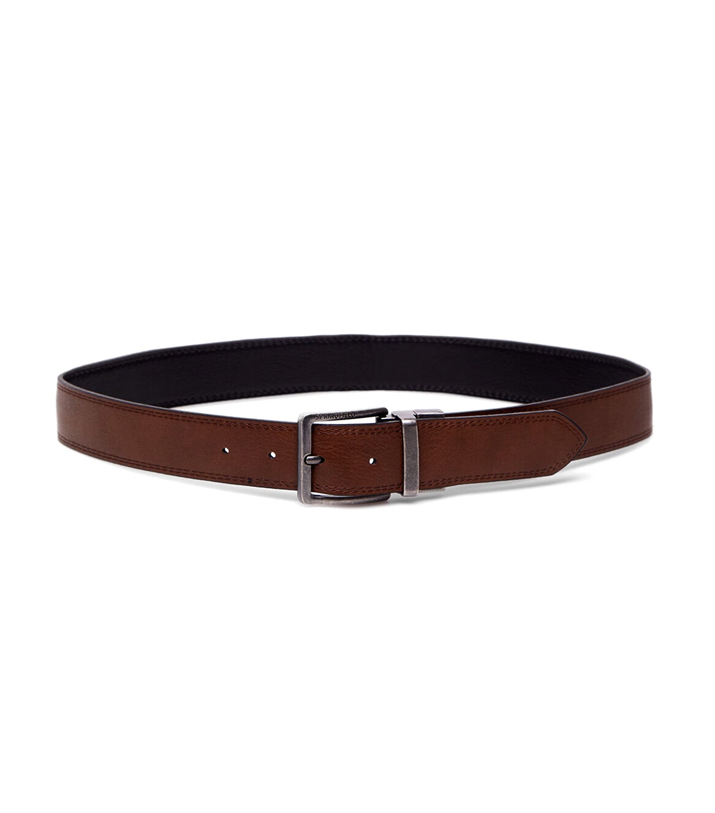 Reversible Denim Belt Black/Brown