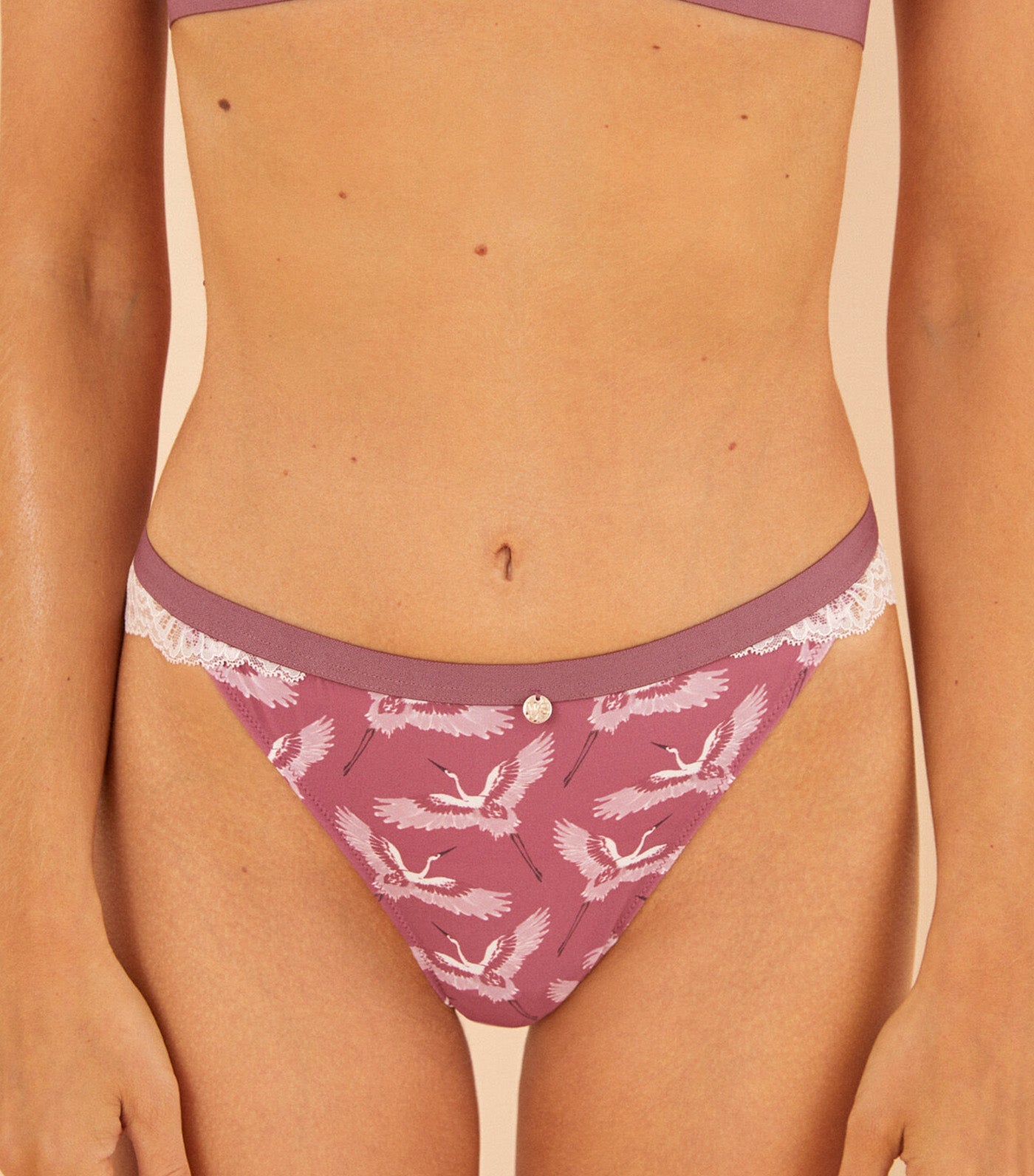 Garnet Hummingbird Brazilian Panty Red