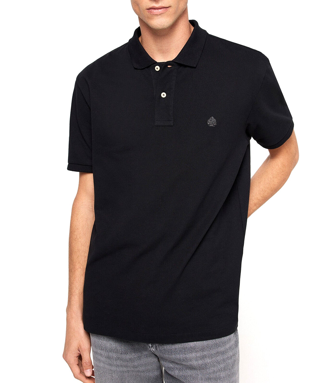 Basic Pique Polo Black