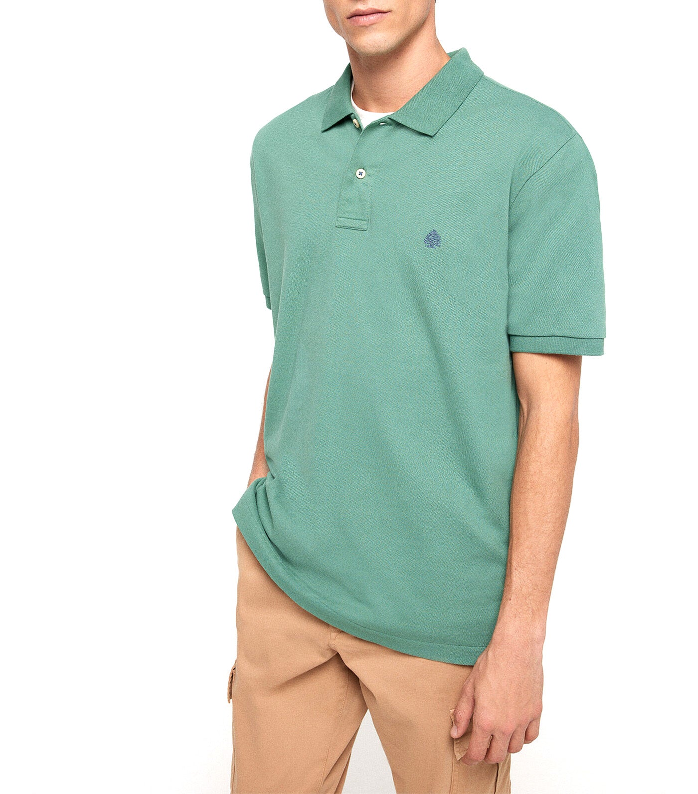 Basic Pique Polo Green