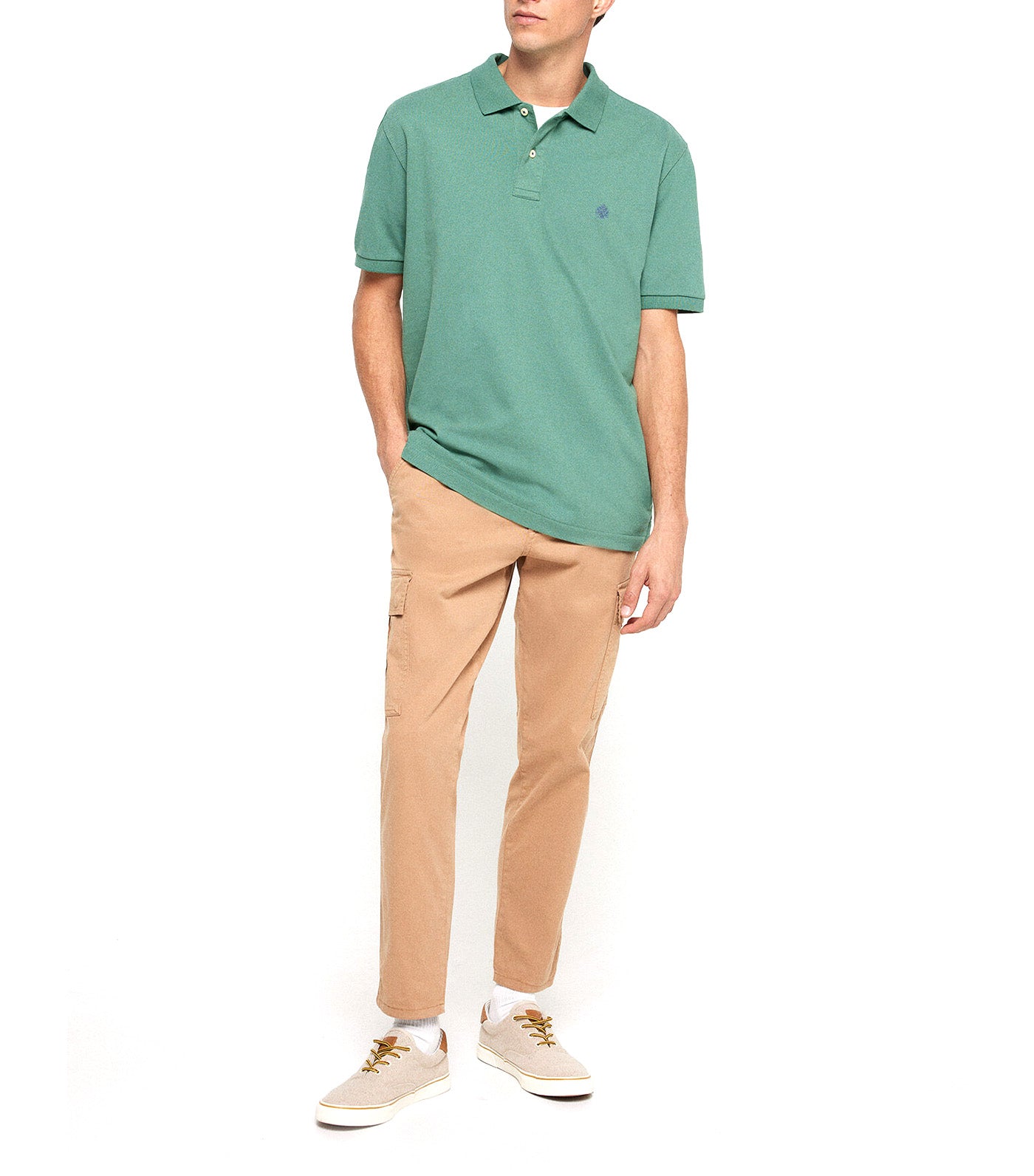 Basic Pique Polo Green
