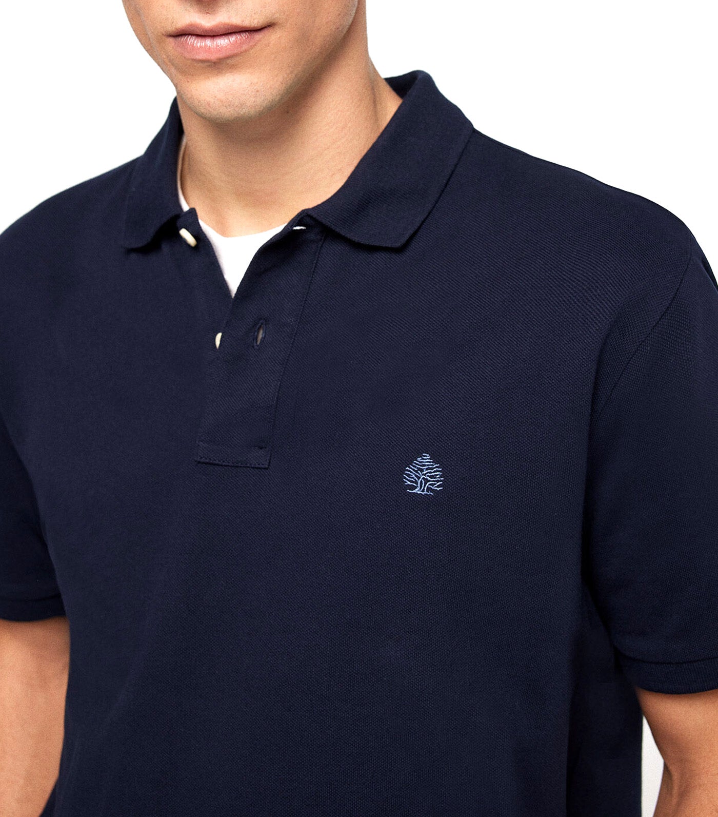 Basic Pique Polo Navy