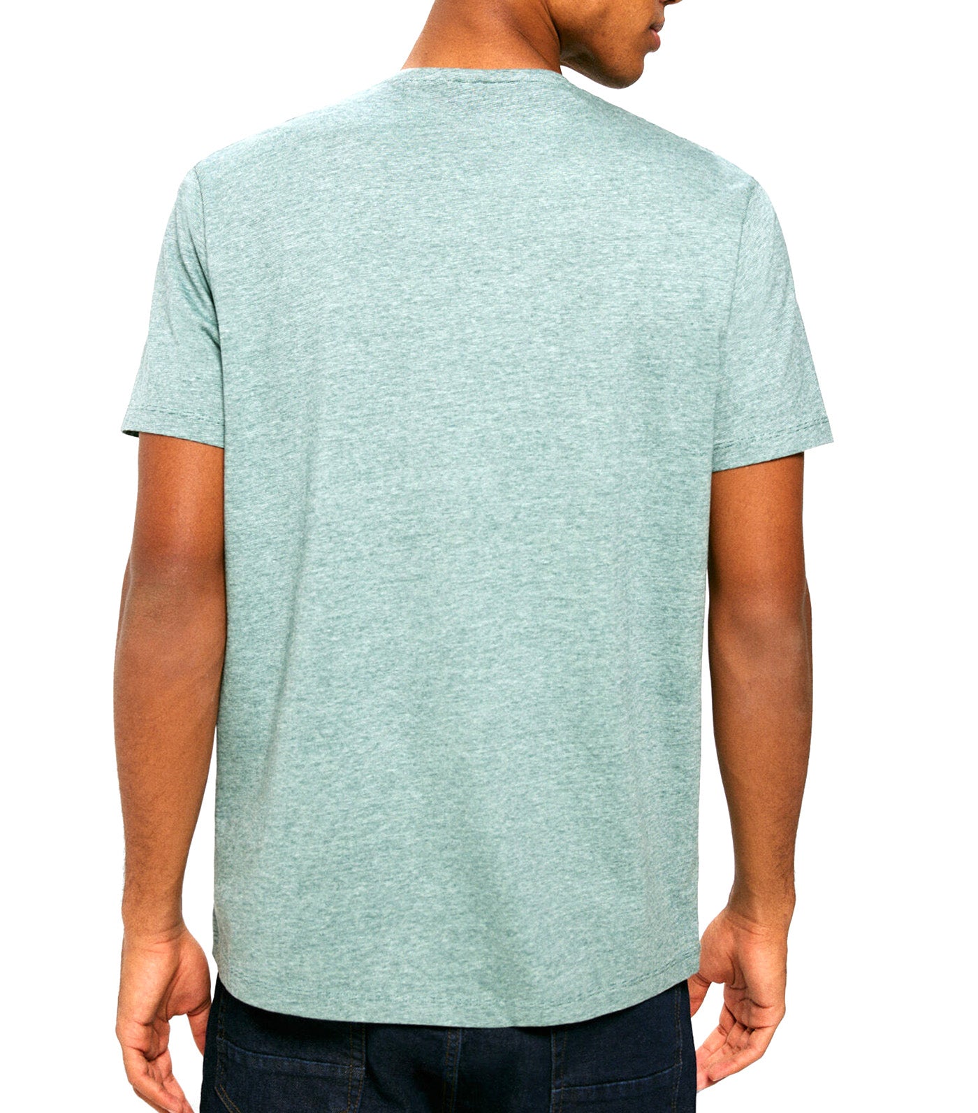 Microstripe T-Shirt Green