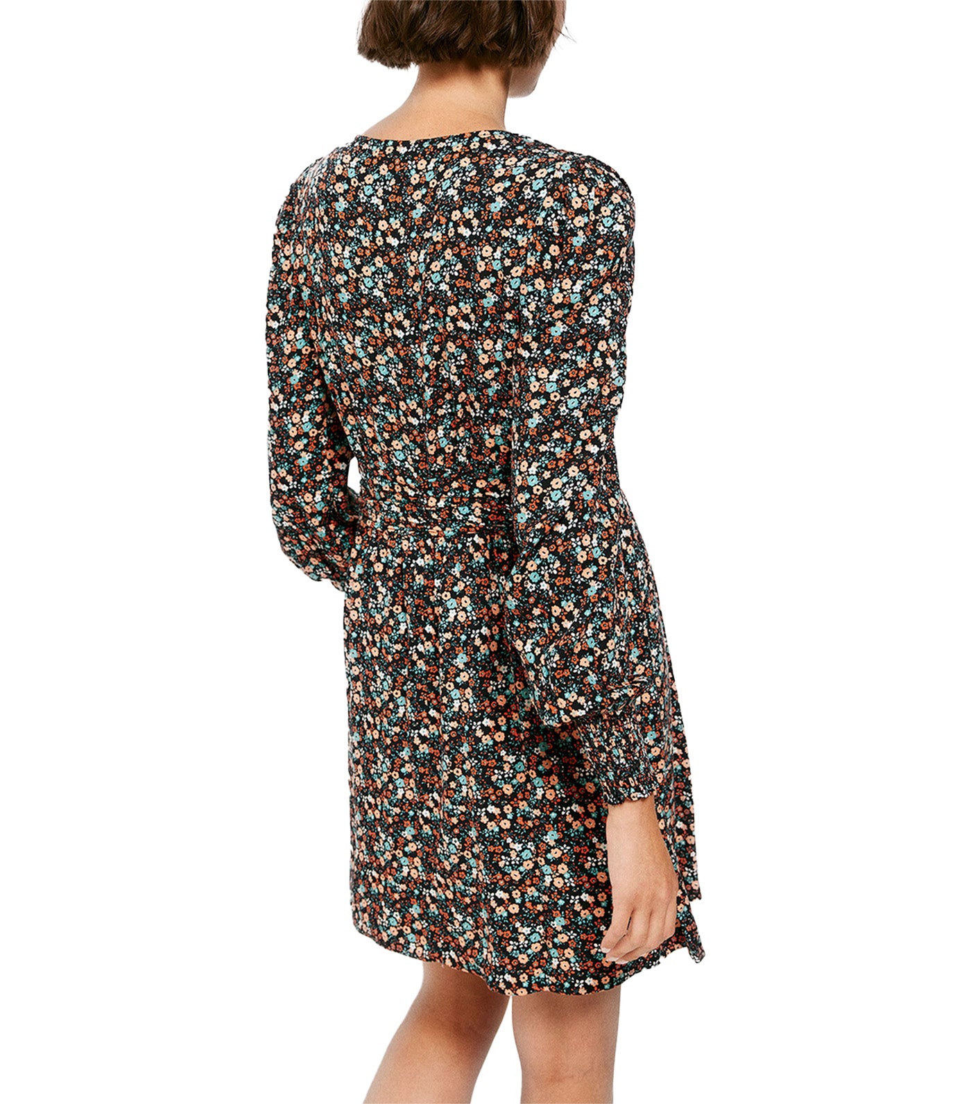 Short Fitted Printed Dress