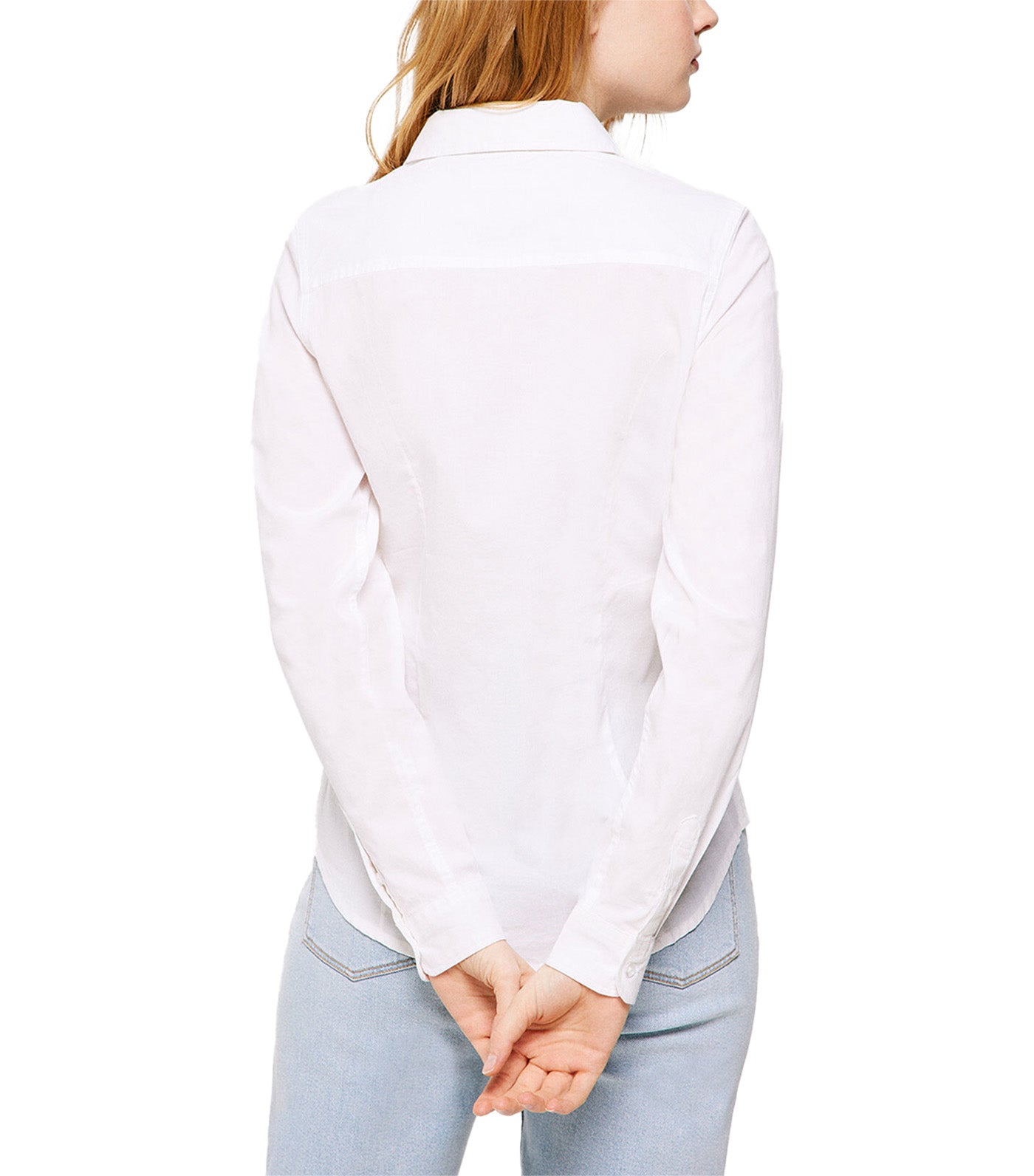 Fitted Cotton Shirt White