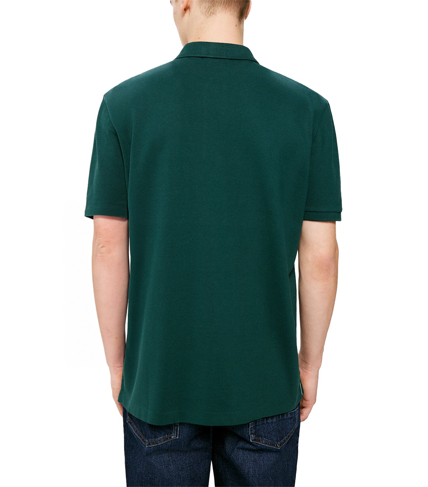 Basic Piqué Polo Green