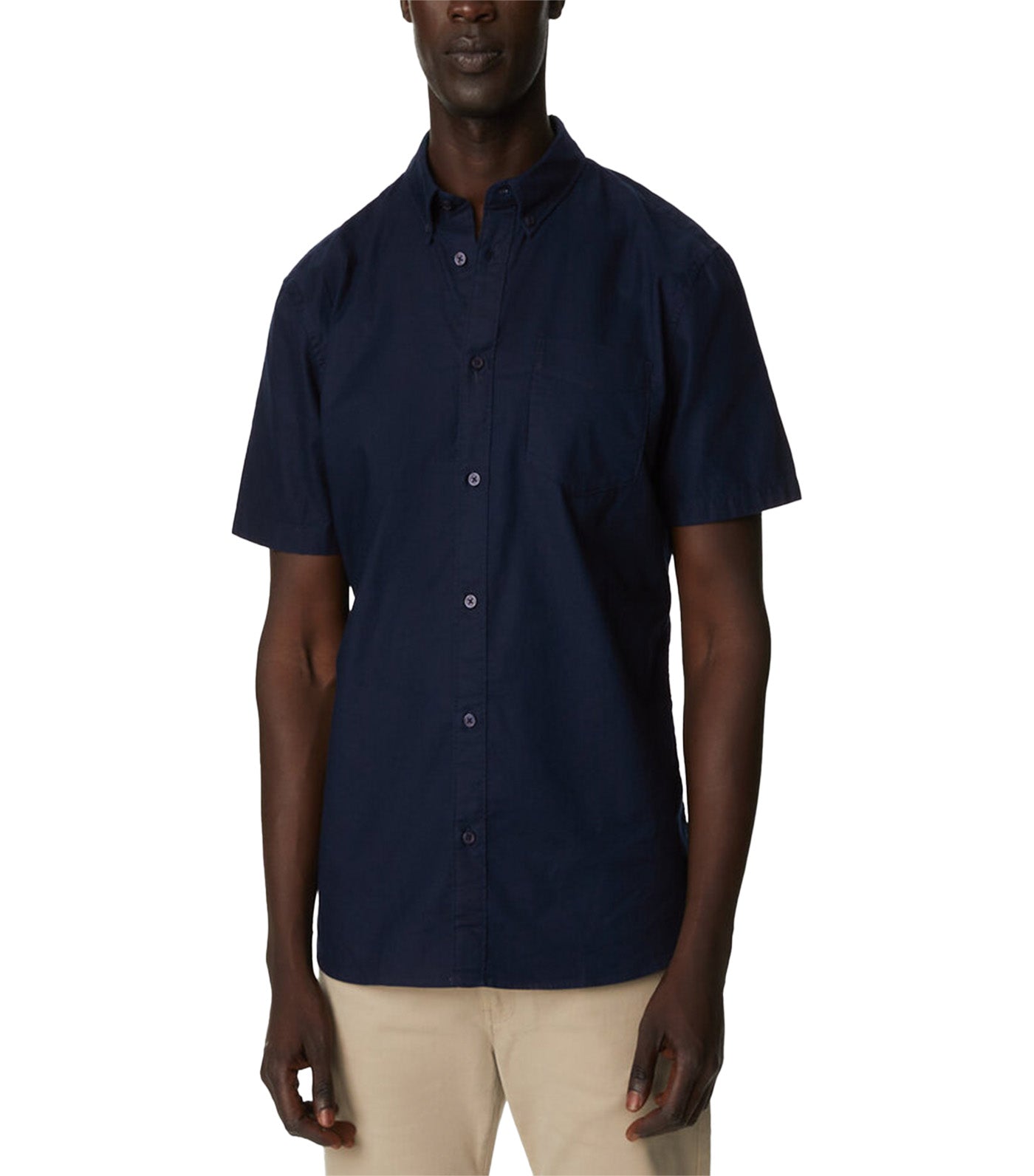 2 Pack Pure Cotton Oxford Shirts Navy Mix