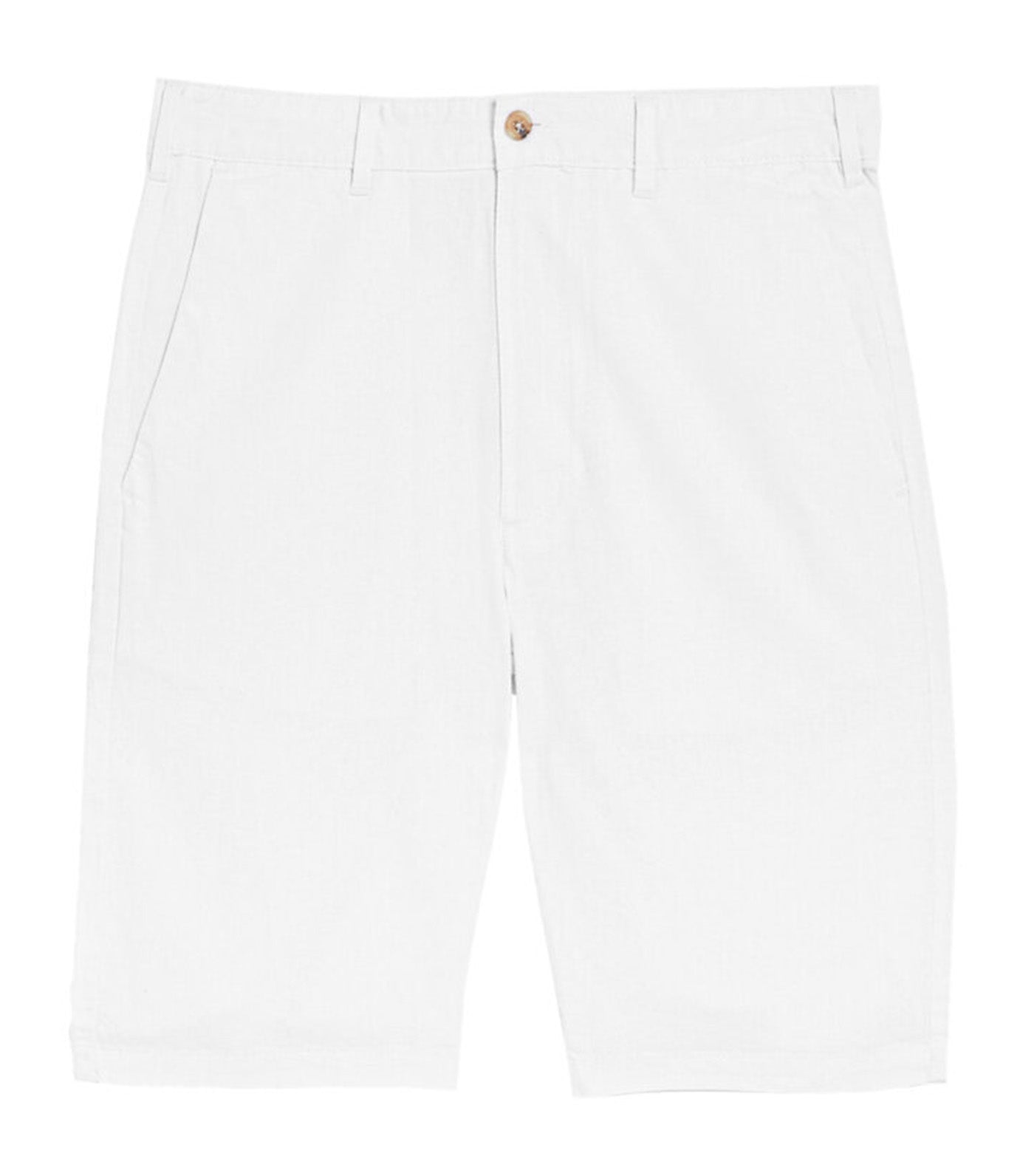 Linen Rich Chino Shorts White