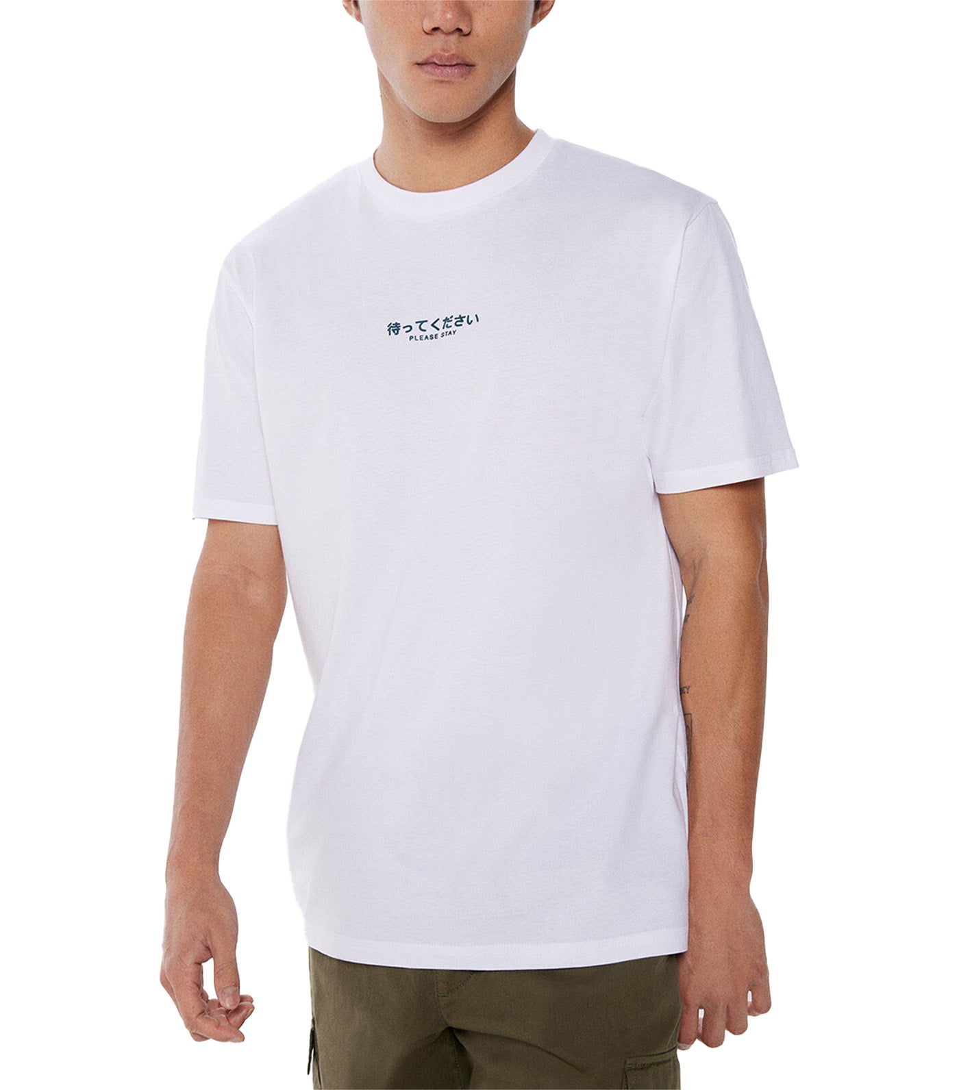 Please Stay T-Shirt White