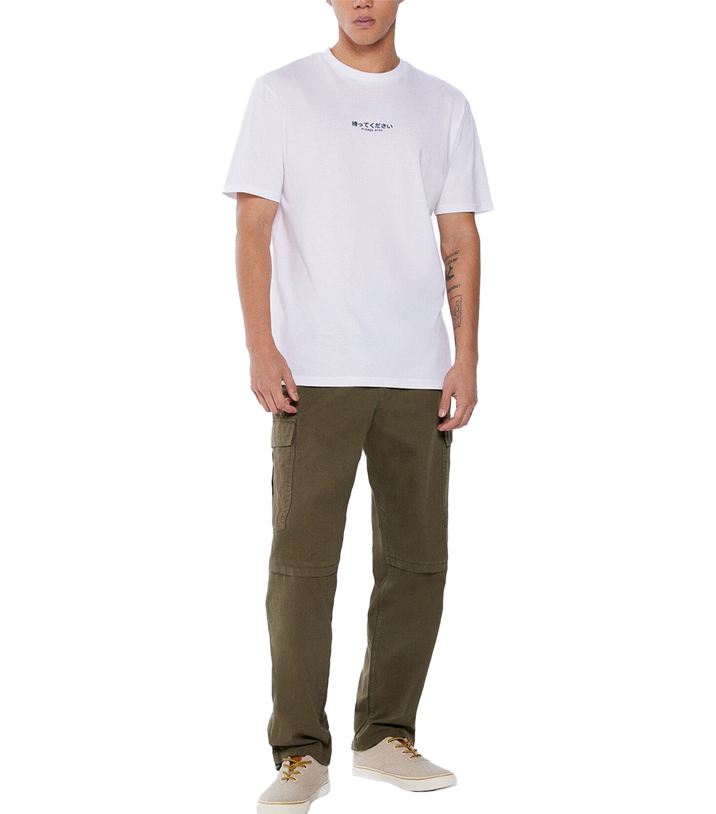 Please Stay T-Shirt White