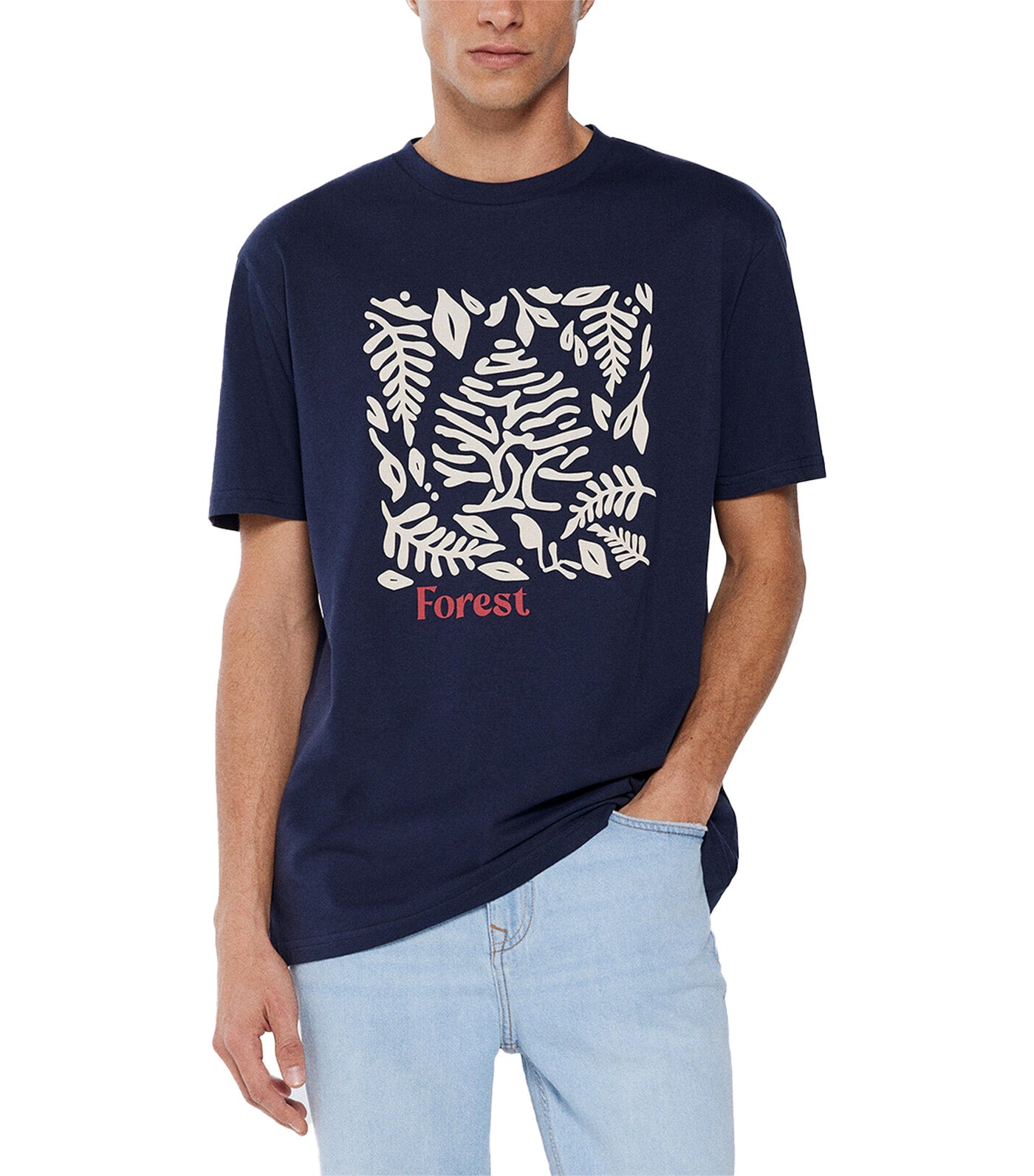 Tree T-shirt Dark Blue