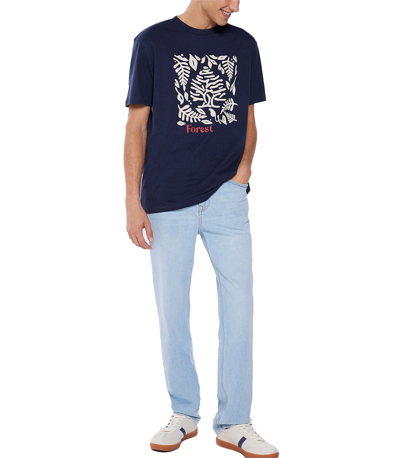 Tree T-shirt Dark Blue