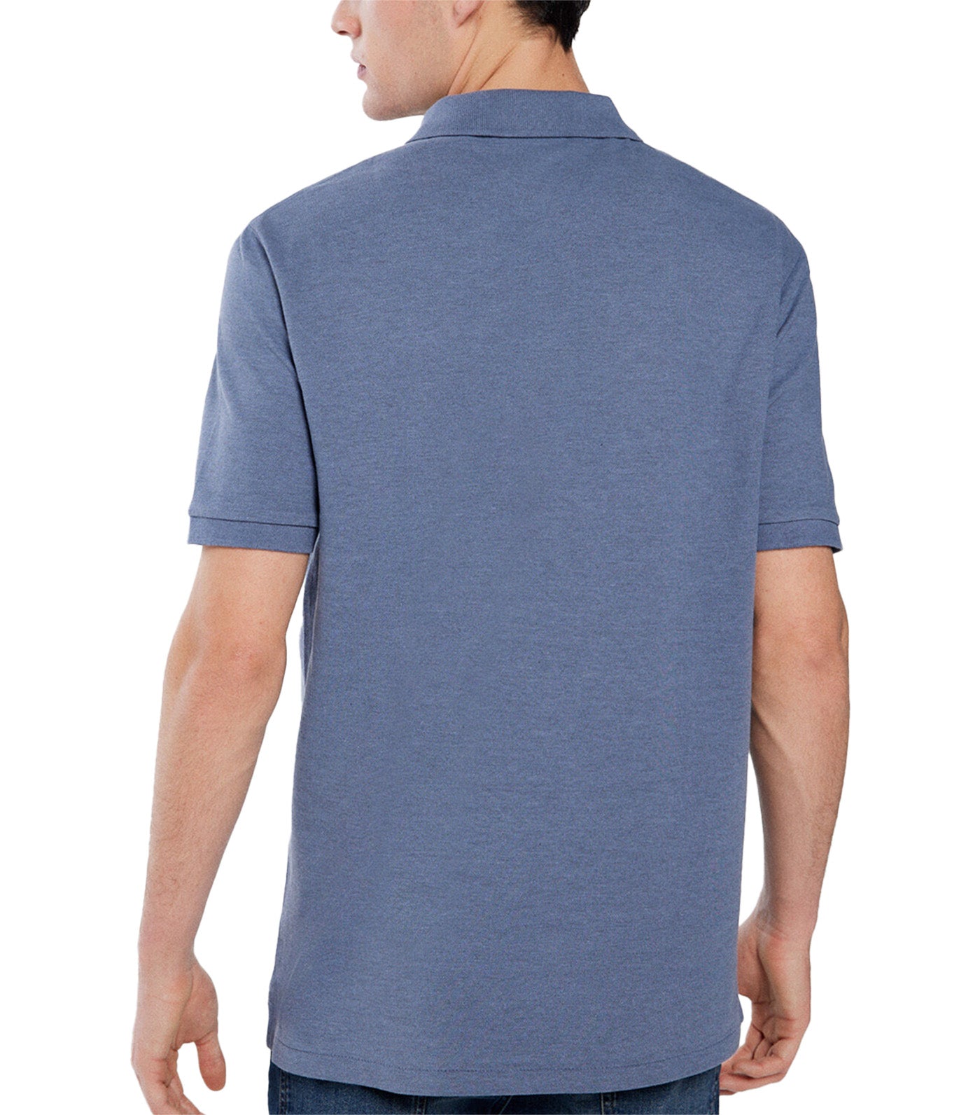 Fantasy Fabric Piqué Polo Shirt Blue