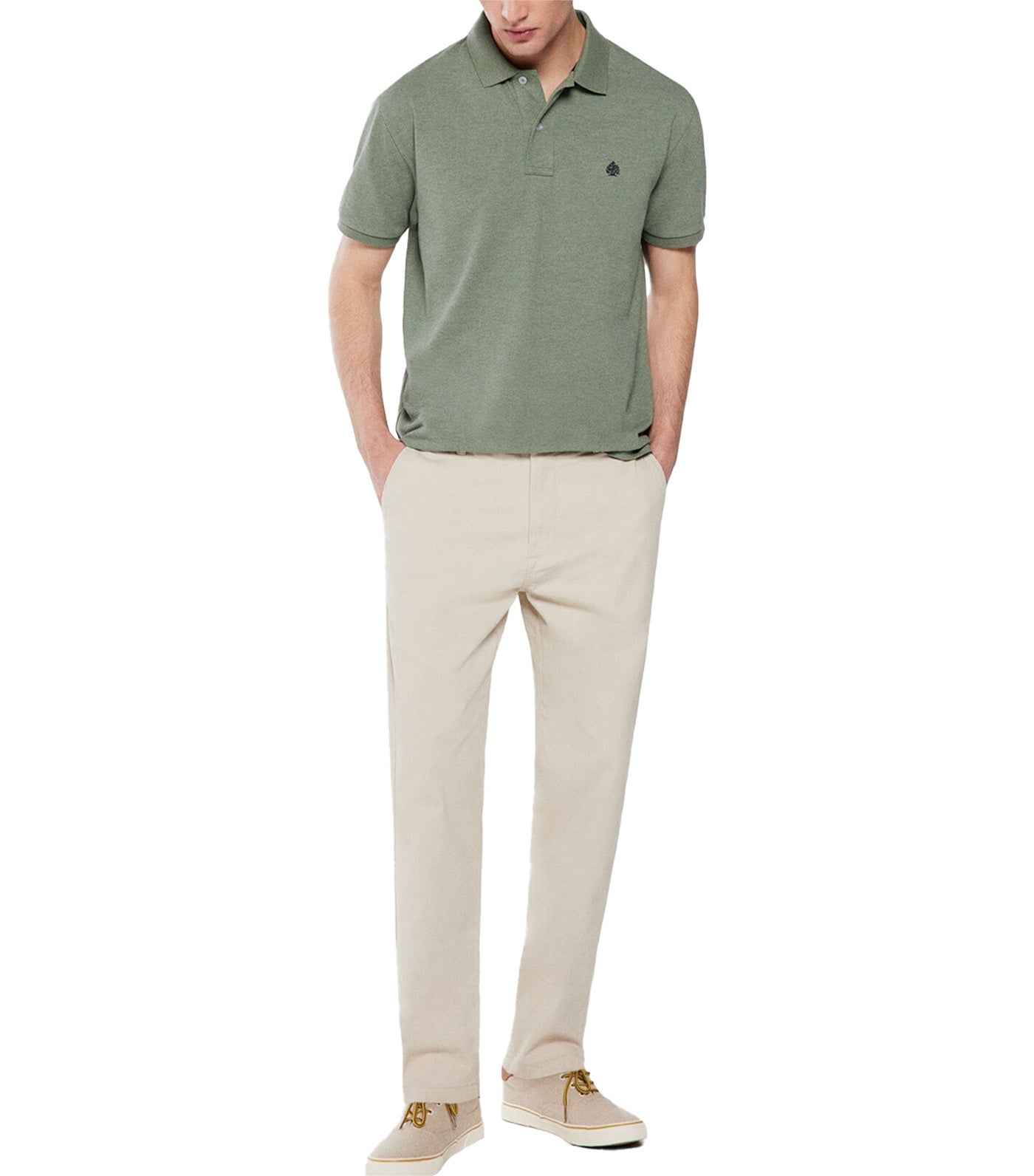 Fantasy Fabric Piqué Polo Shirt Green