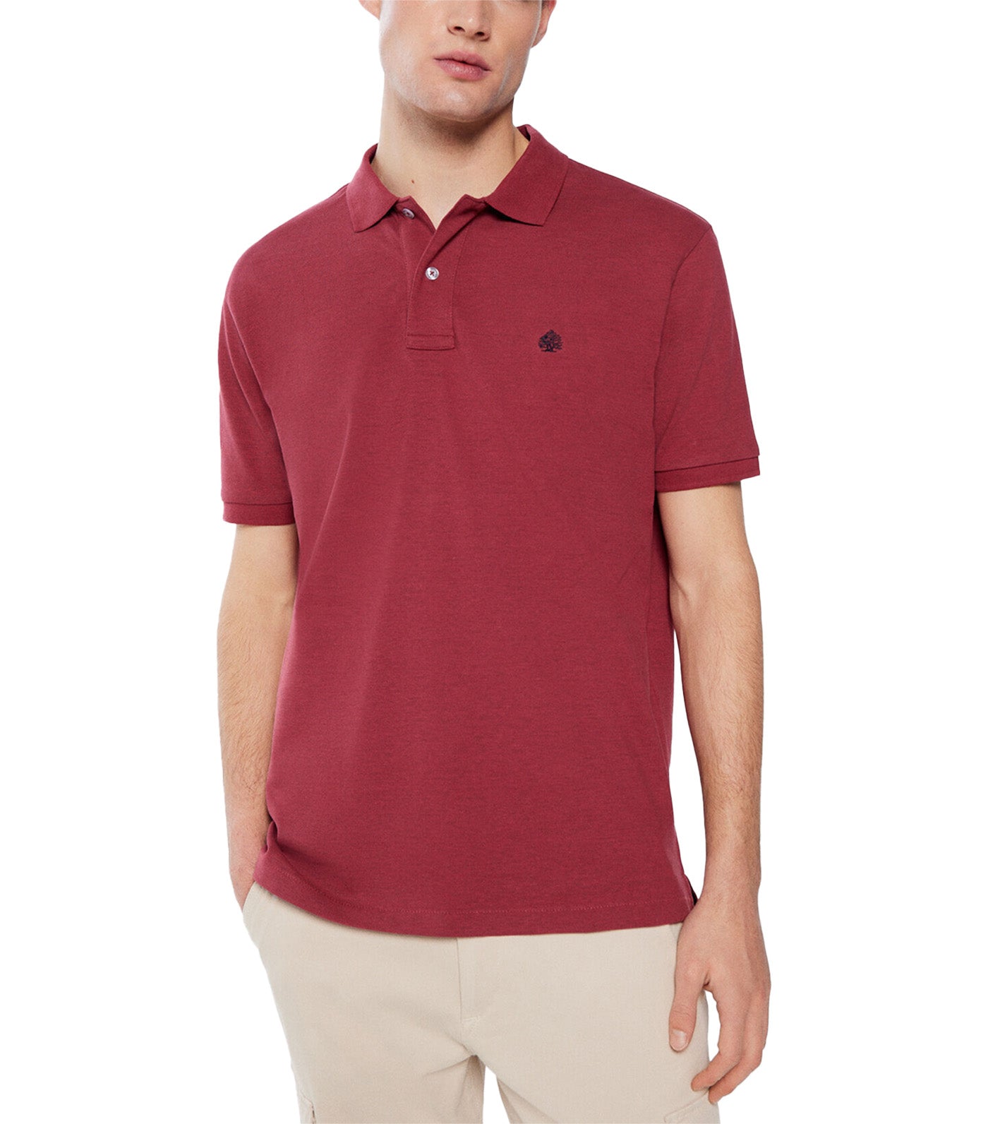 Fantasy Fabric Piqué Polo Shirt Red