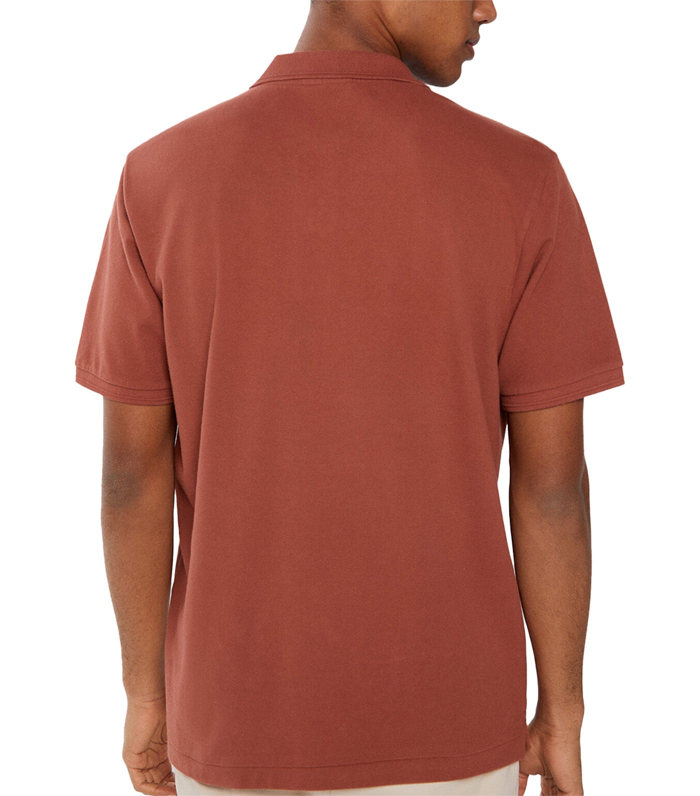 Special Washed Pique Polo Brown