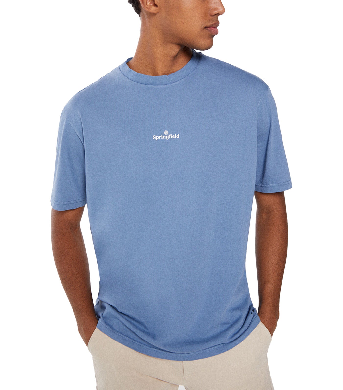 Washed Logo T-Shirt Light Blue