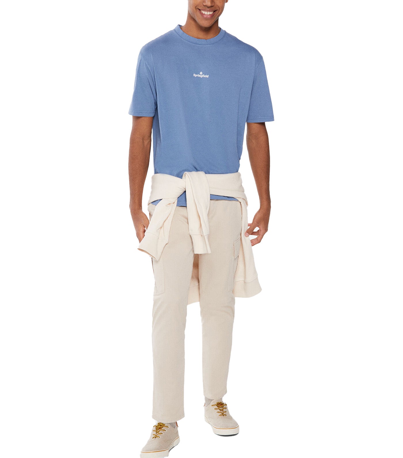 Washed Logo T-Shirt Light Blue