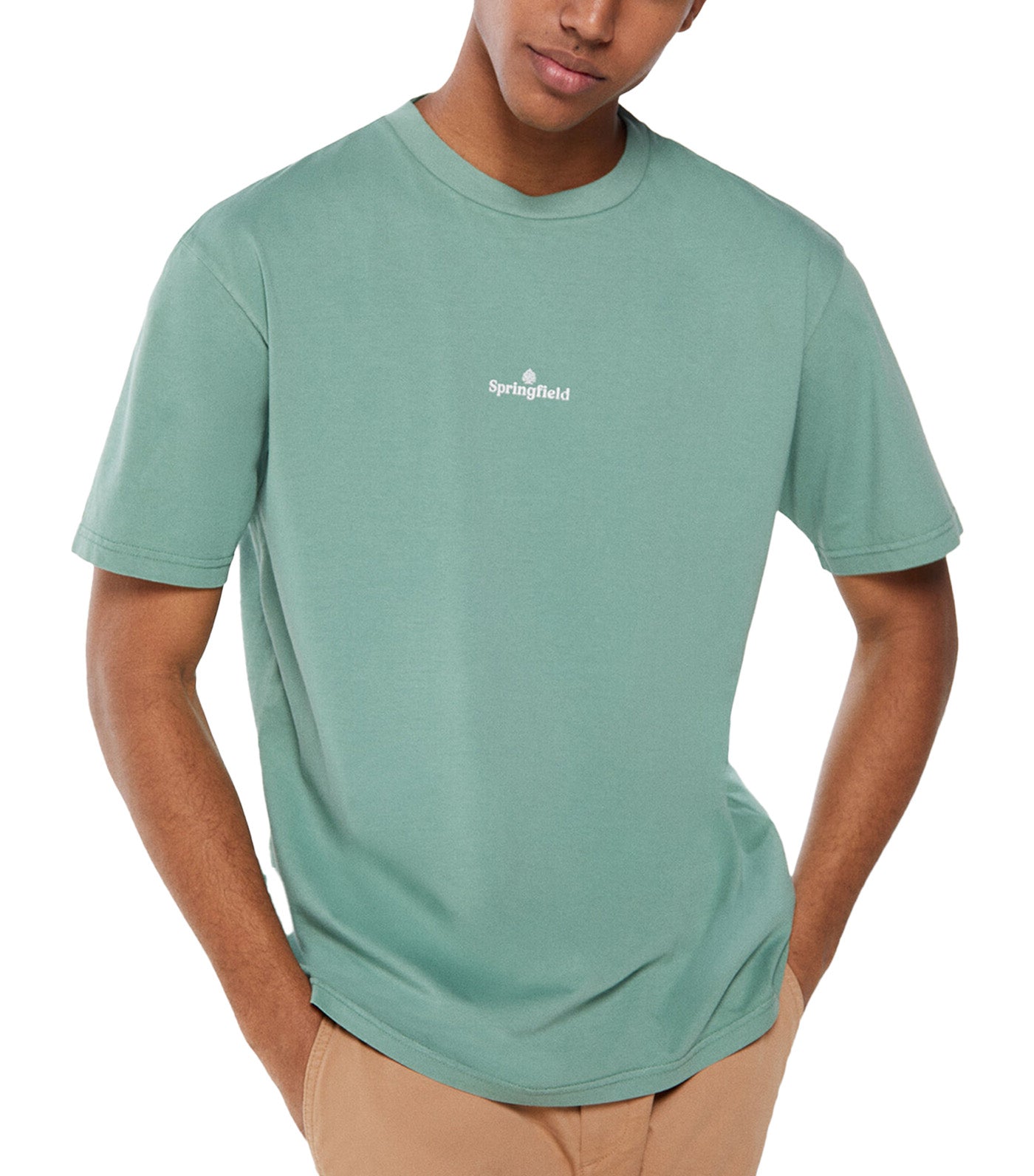 Washed Logo T-Shirt Green