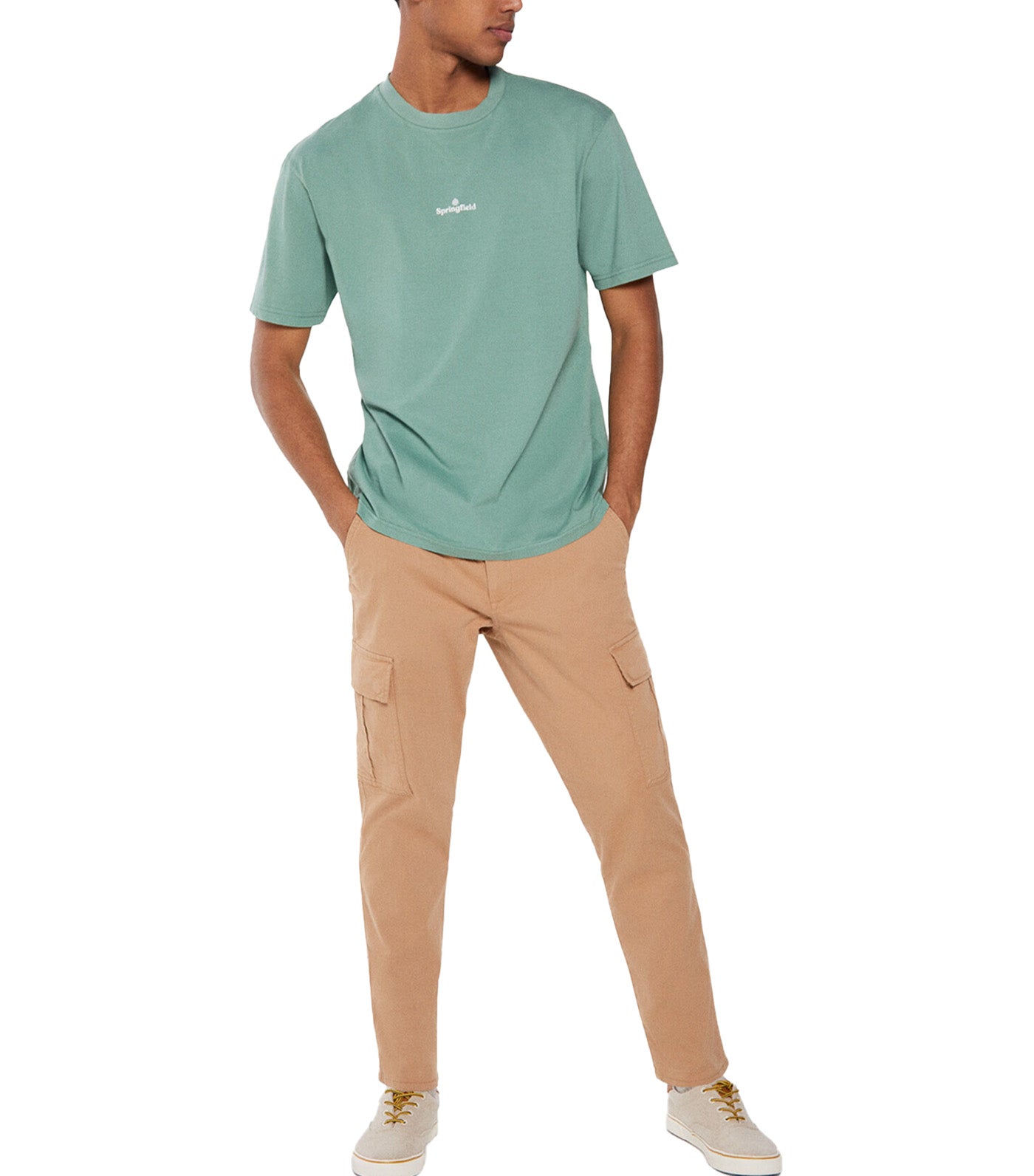 Washed Logo T-Shirt Green