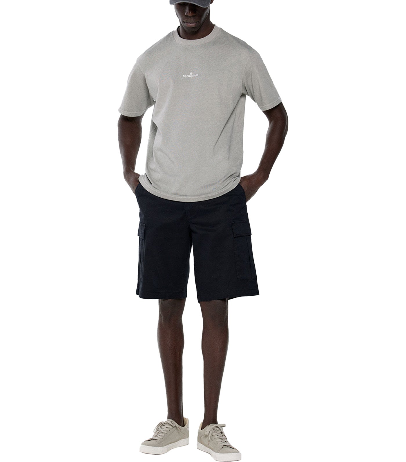 Washed Logo T-Shirt Gray