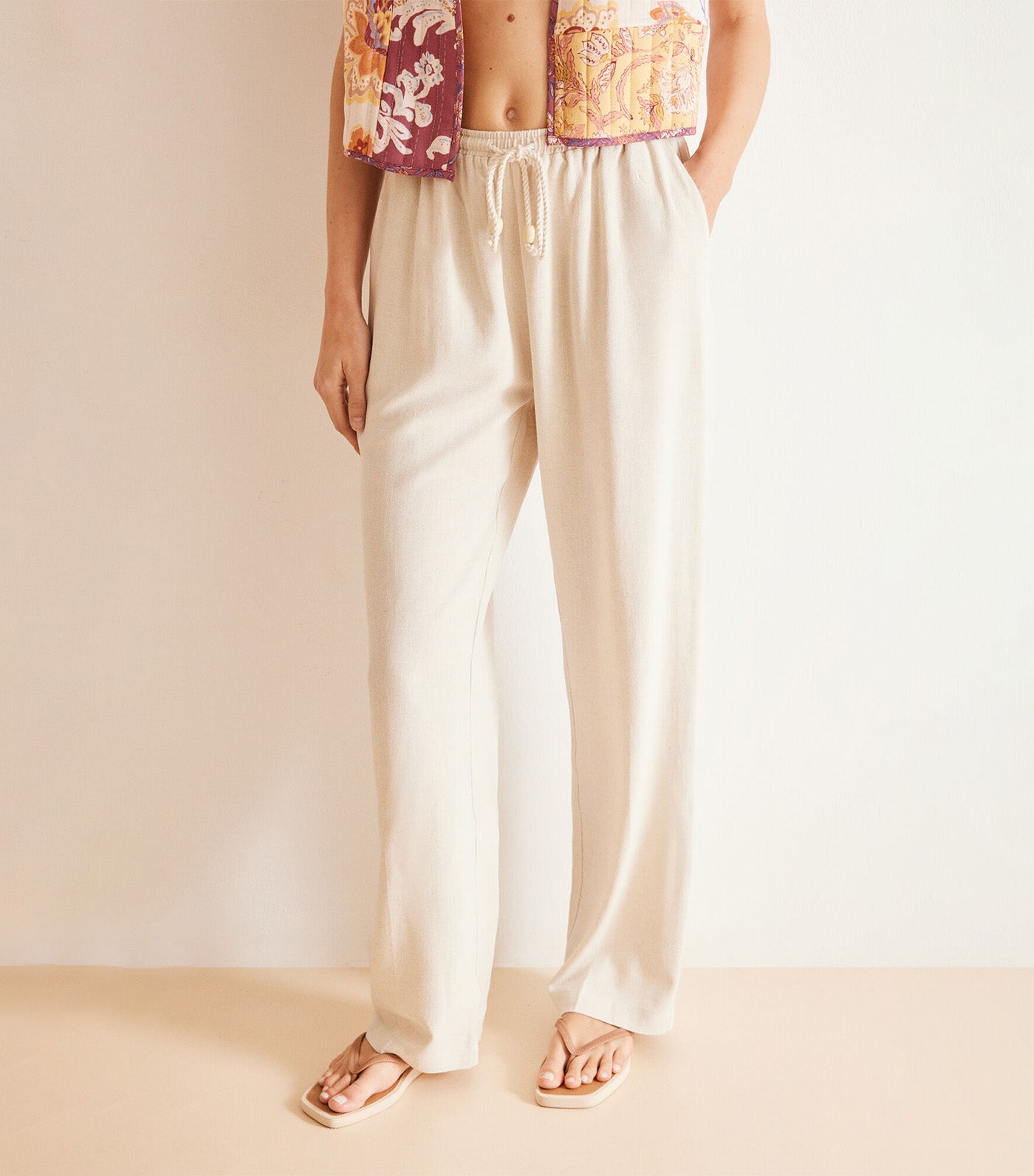 Linen Pants White