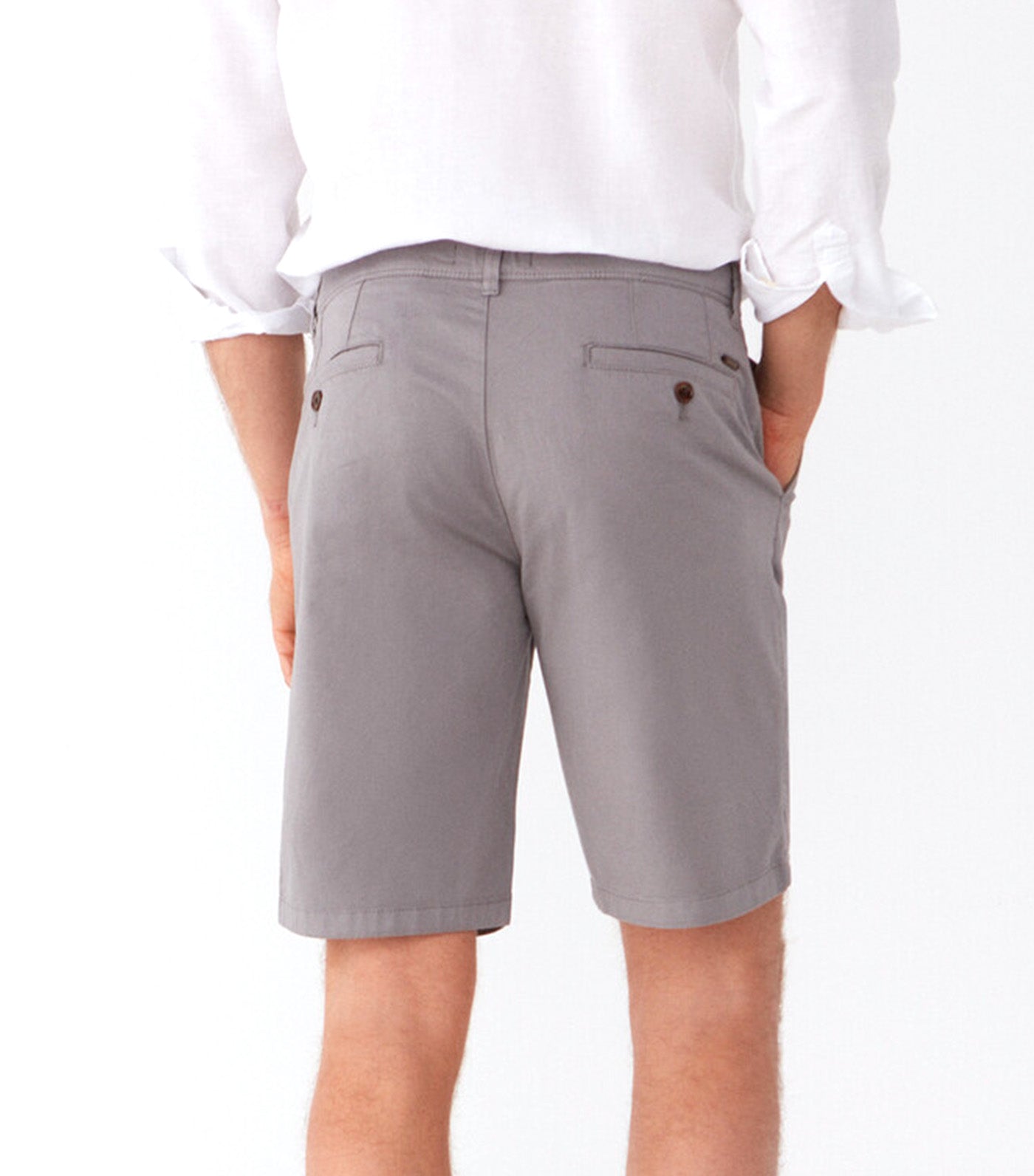 Plain Bermuda Short Medium Grey
