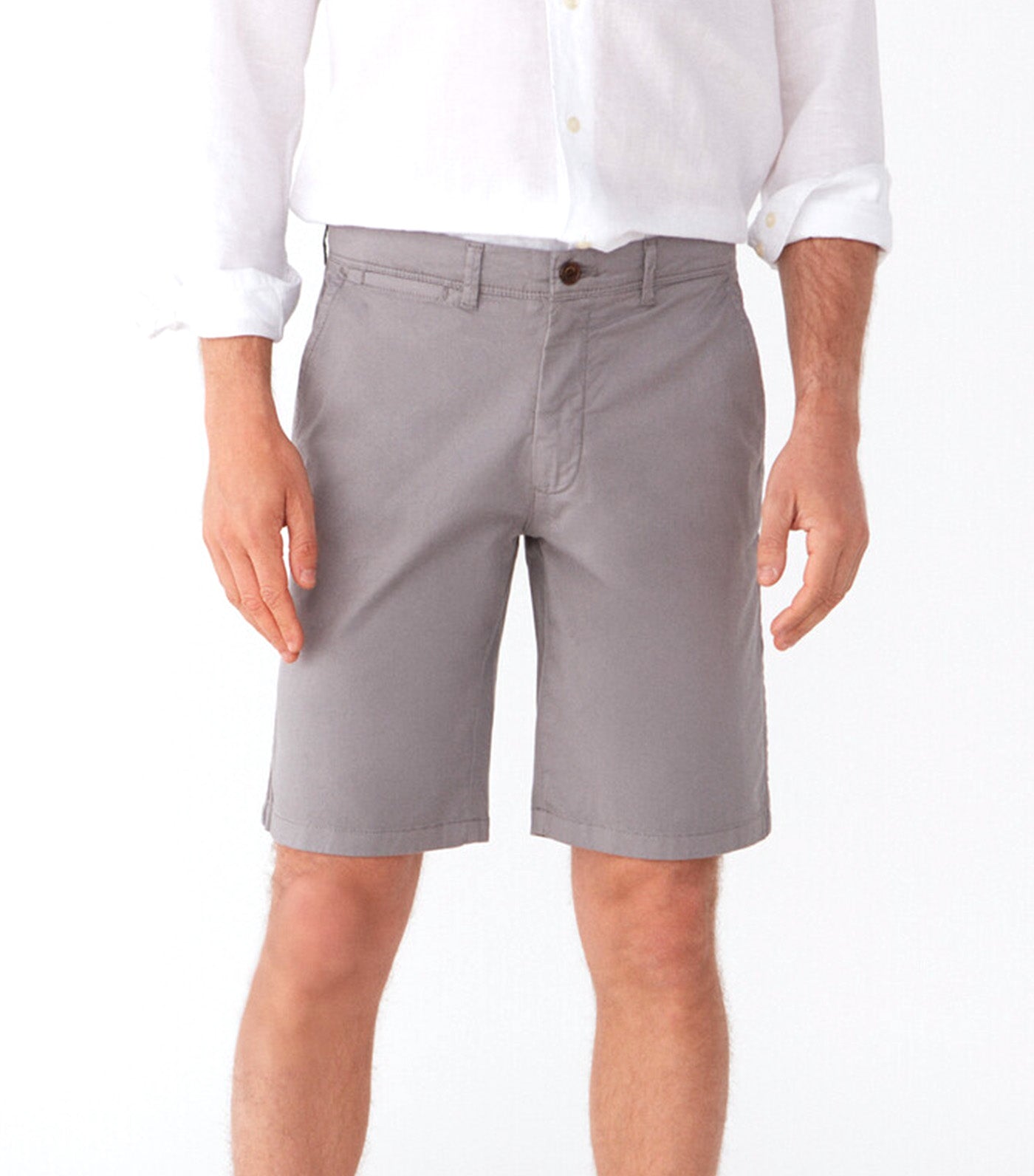 Plain Bermuda Short Medium Grey