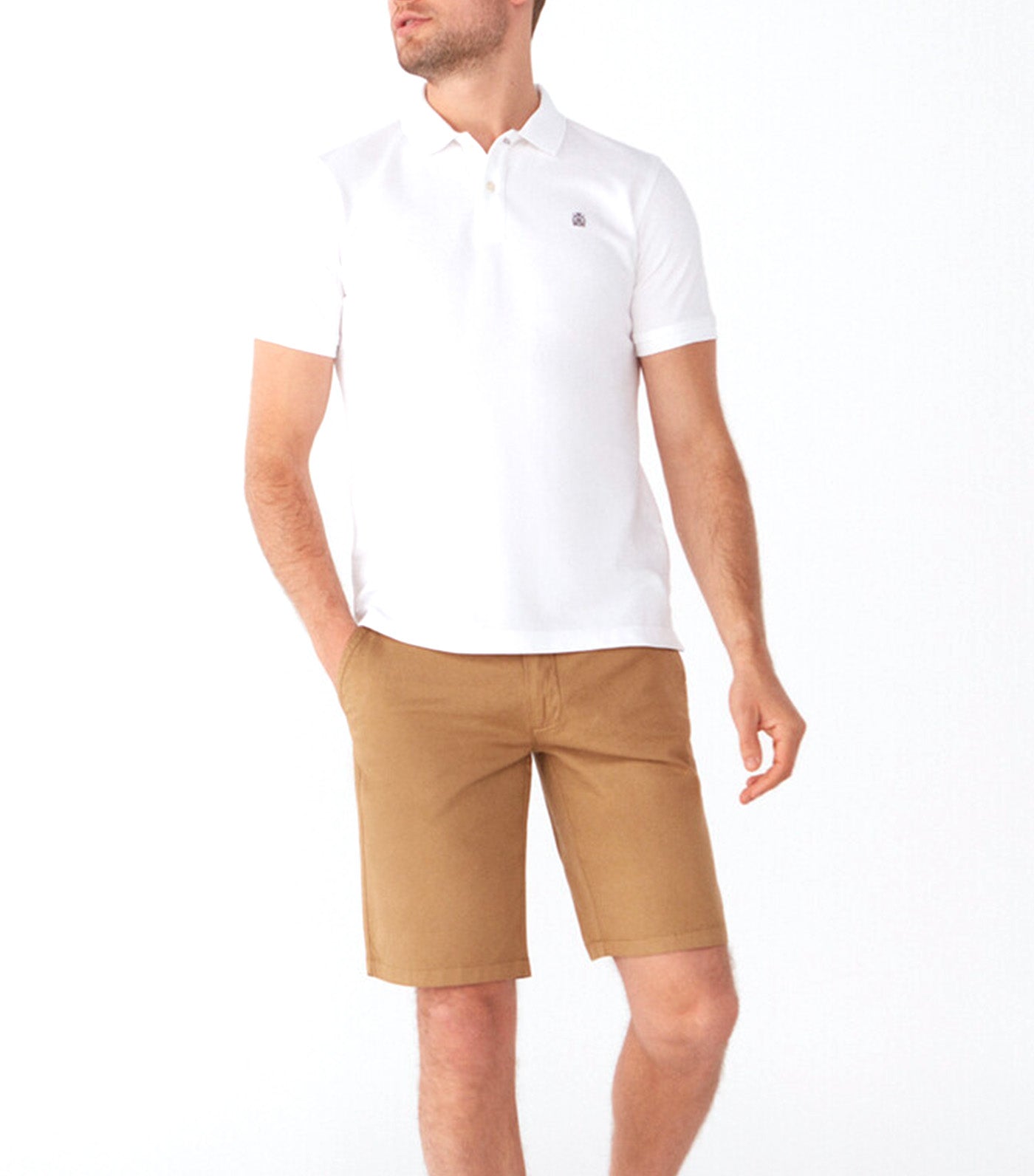 Plain Bermuda Short Beige