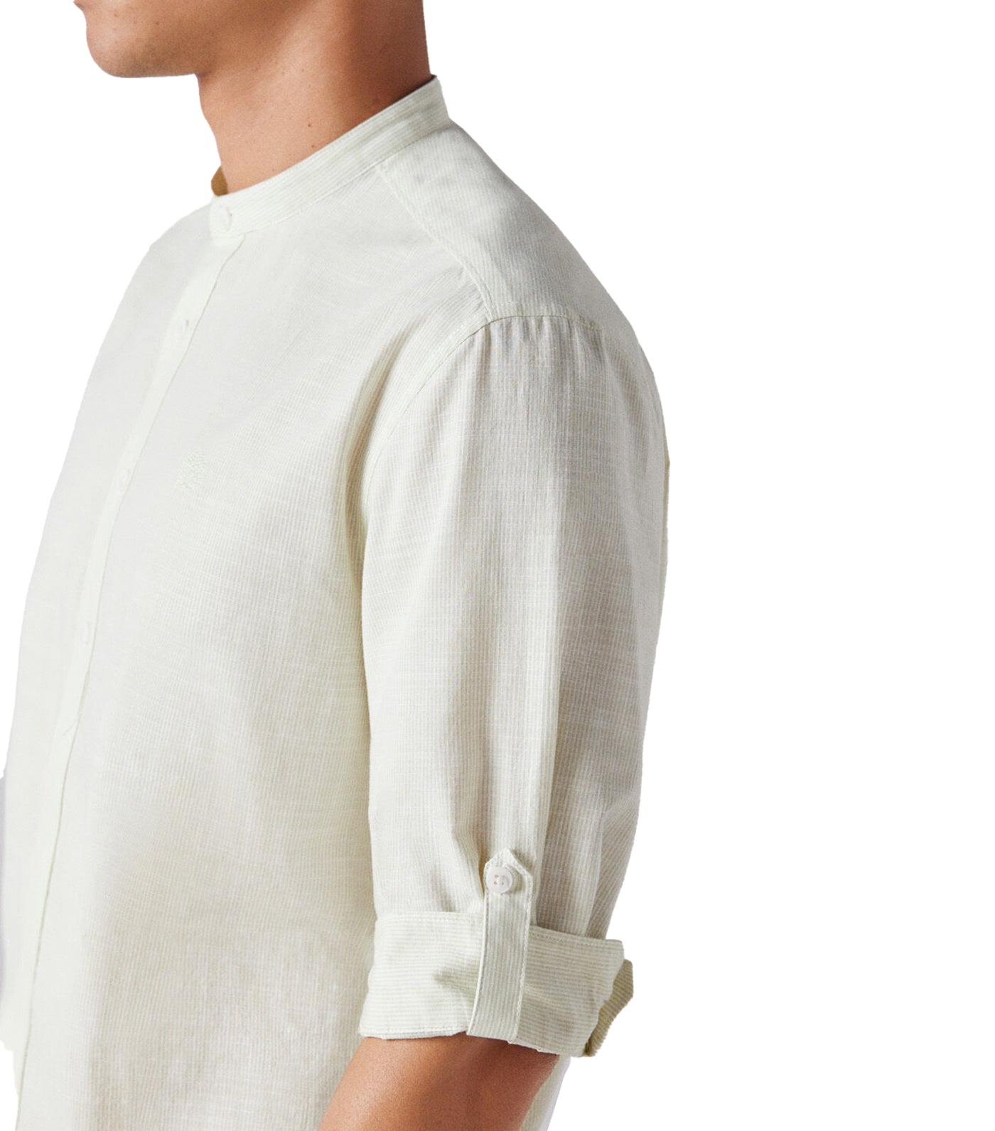 Striped 3/4 Sleeve Shirt
Green