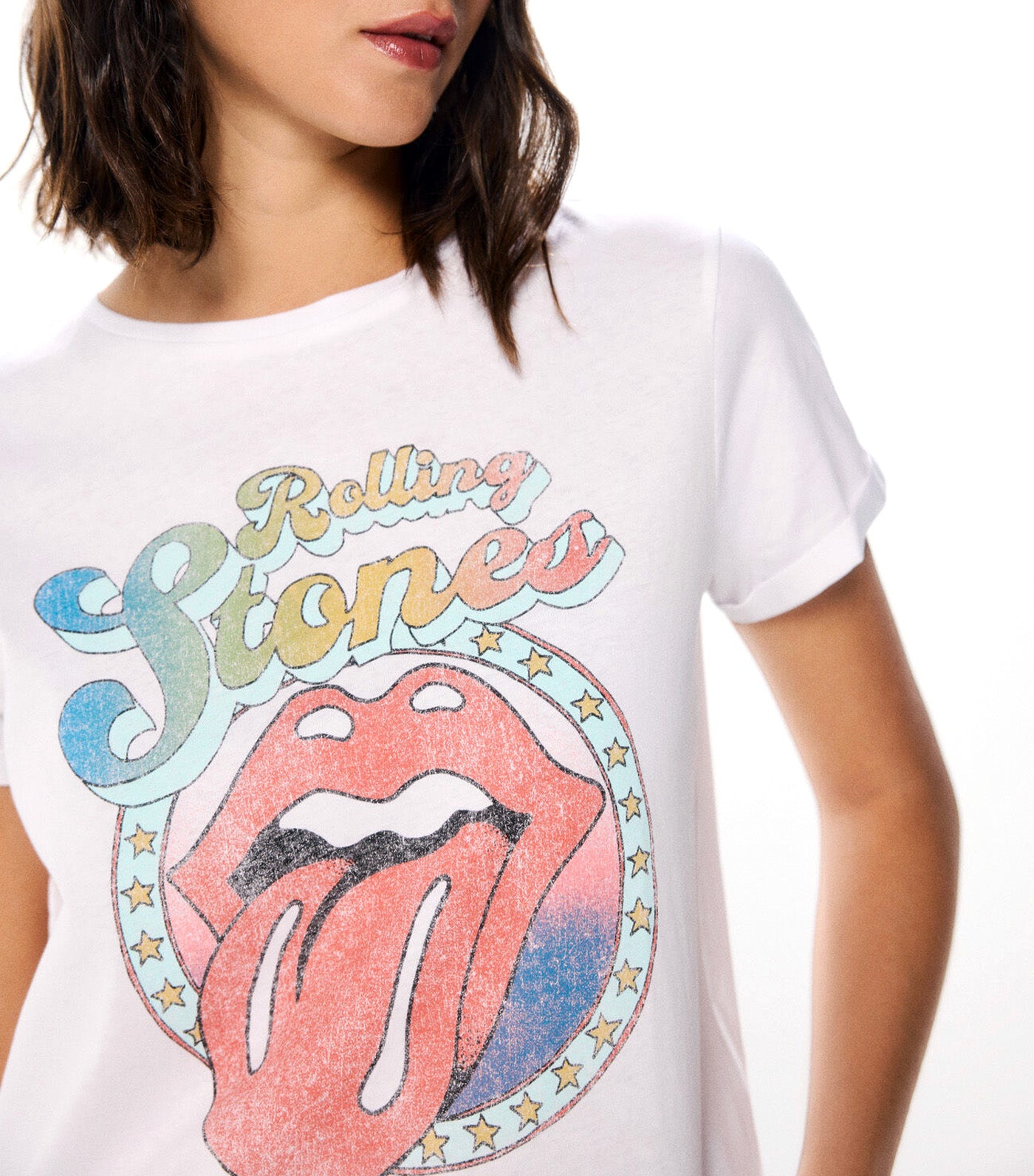 Musical Group Graphic T-Shirt White