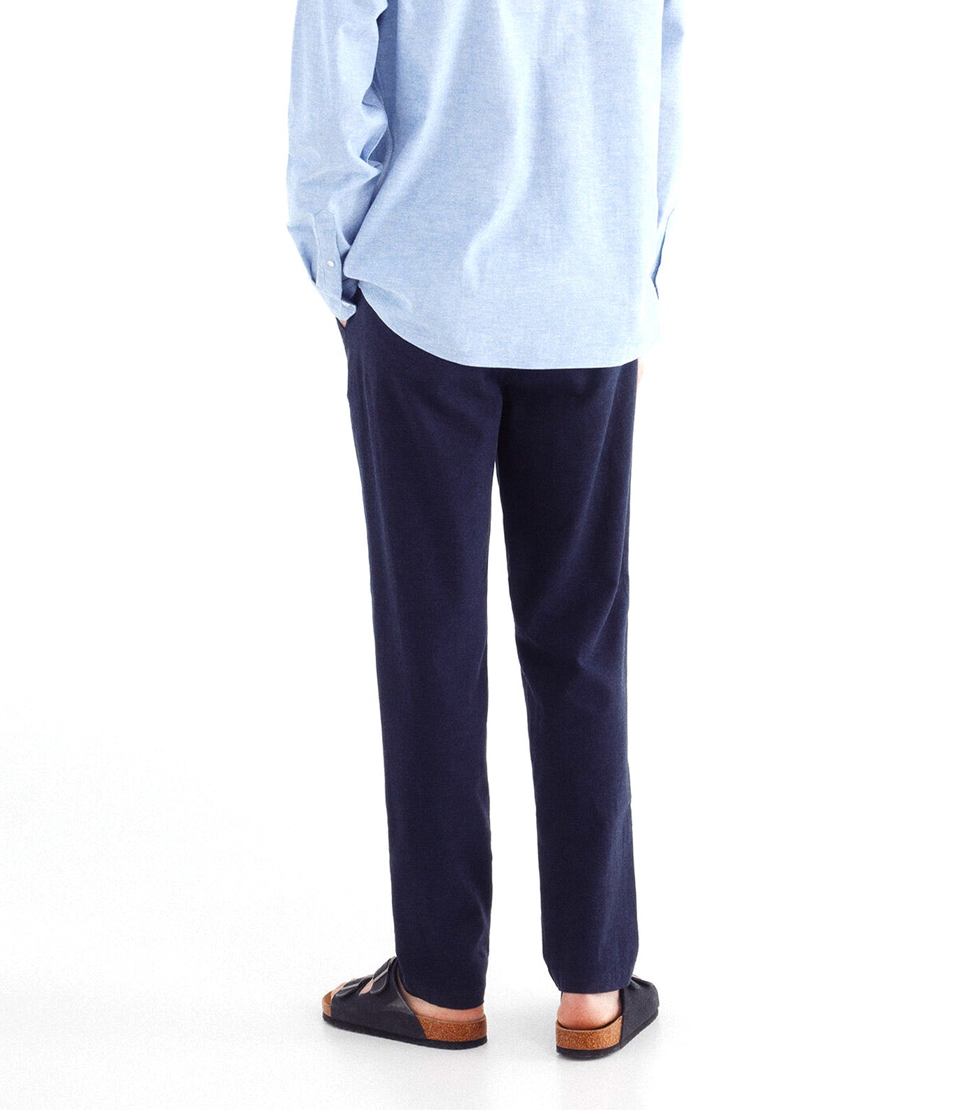 Slim Fit Linen Chino Pants