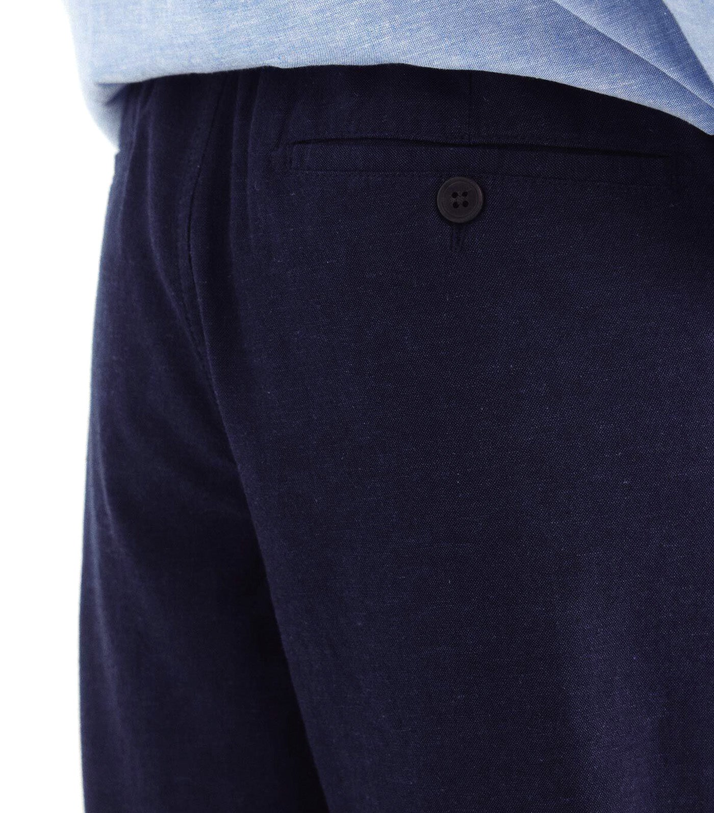 Slim Fit Linen Chino Pants