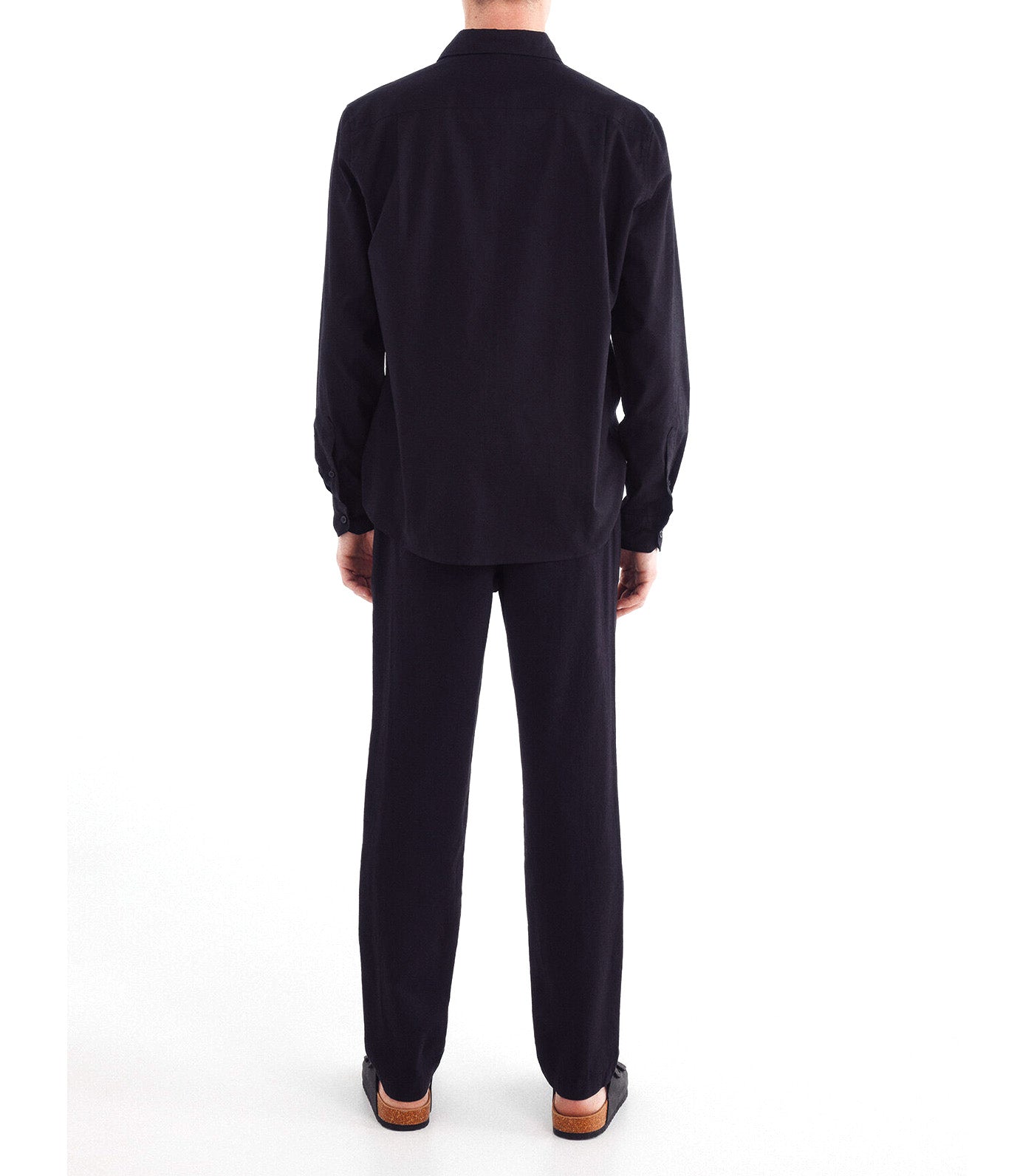 Slim Fit Linen Chino Pants