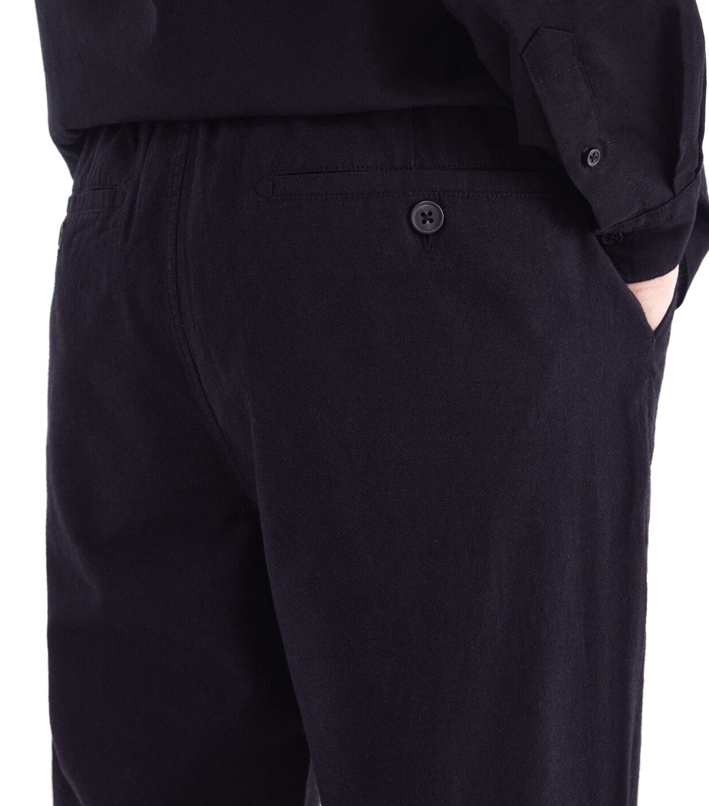 Slim Fit Linen Chino Pants