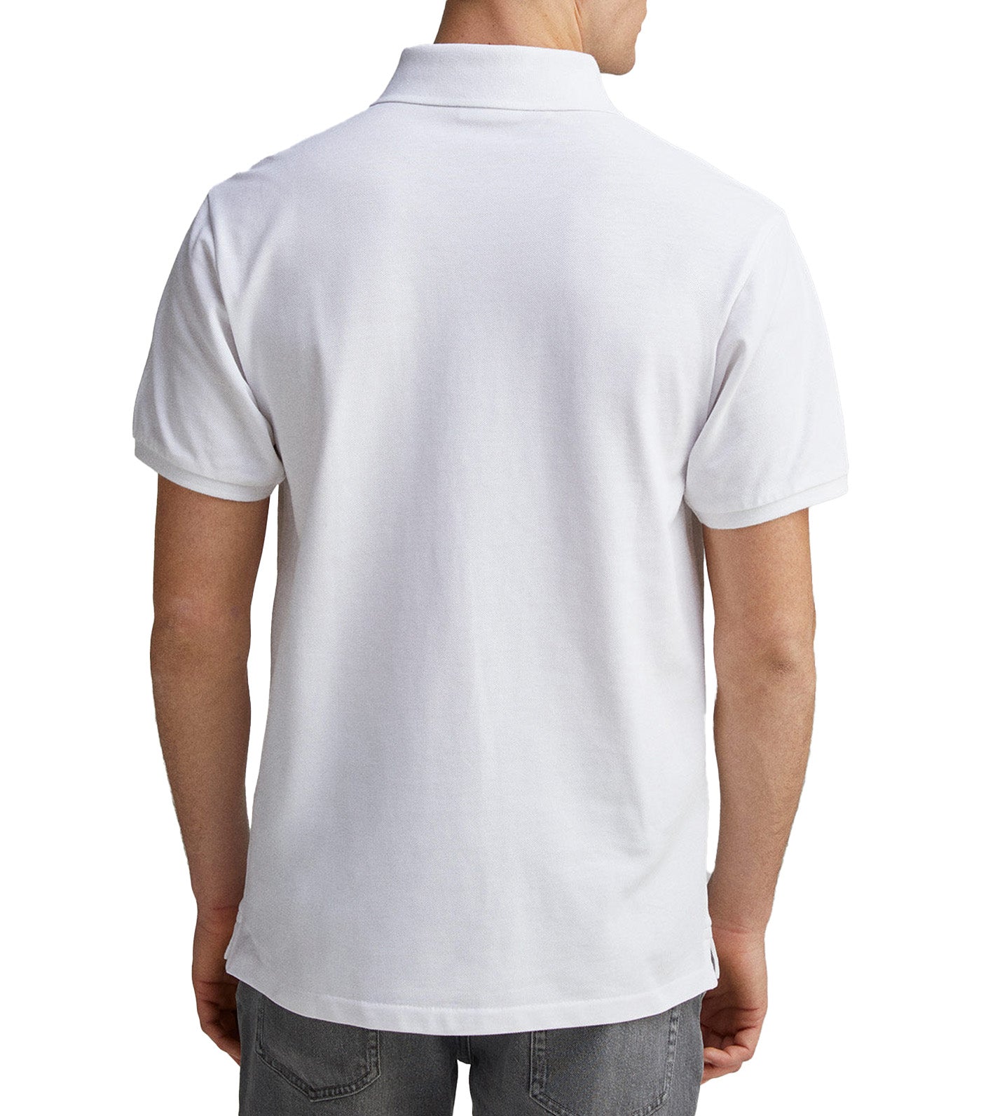 Slim Fit Contrast Piqué Polo Placket