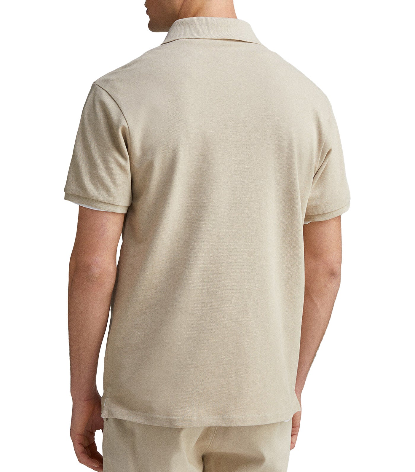 Slim Fit Contrast Piqué Polo Placket