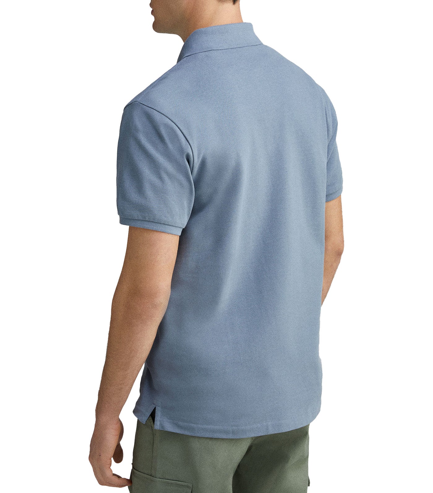 Slim Fit Contrast Piqué Polo Placket