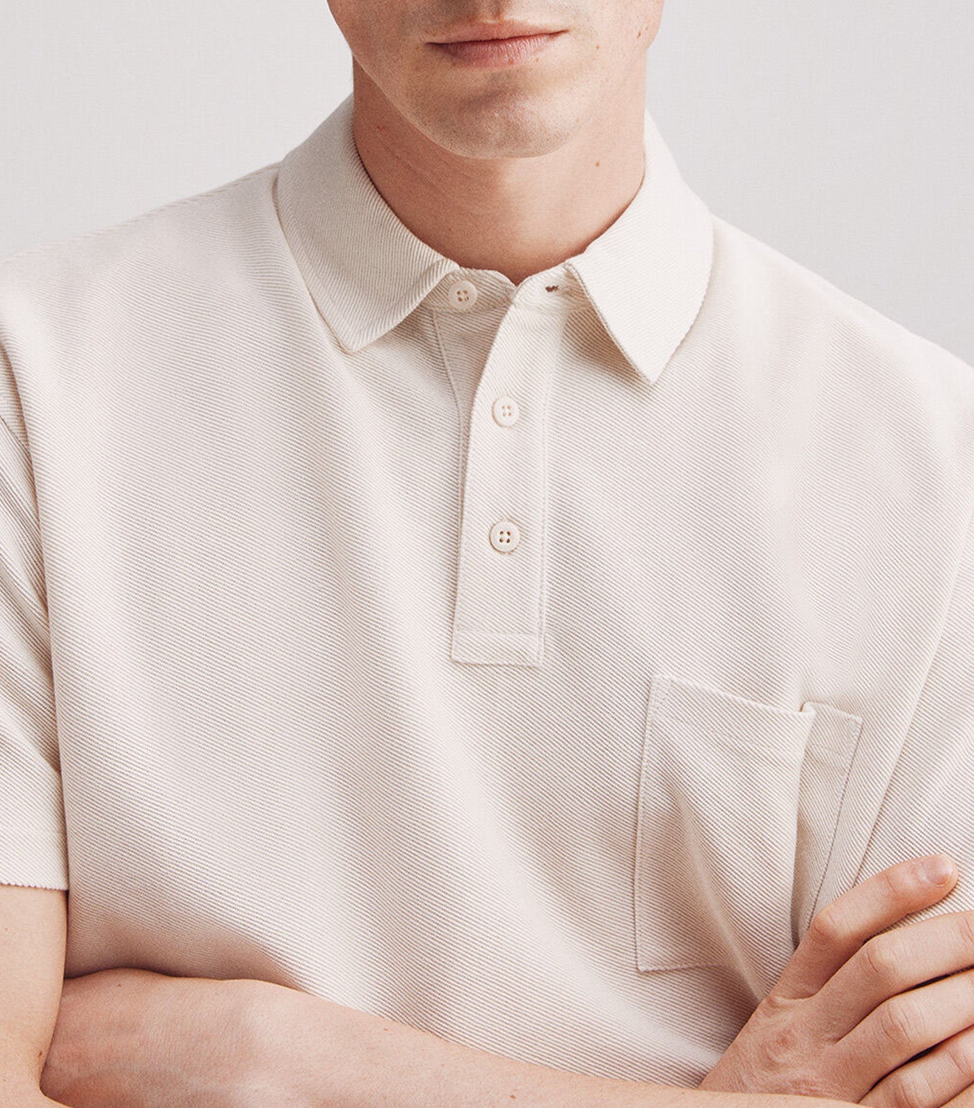 Regular Fit Structured Pocket Polo