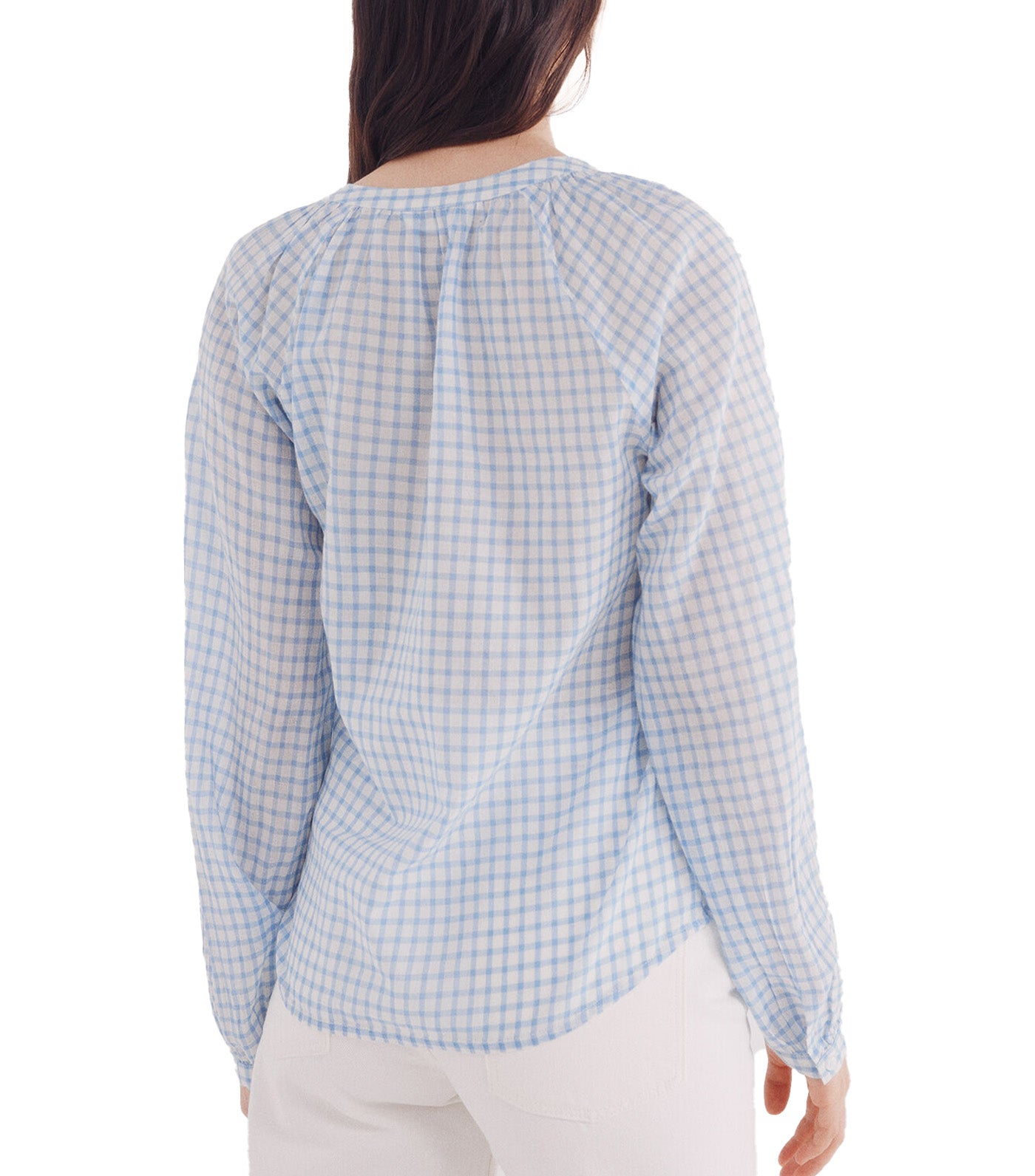 Mandarin Collar Volume Blouse