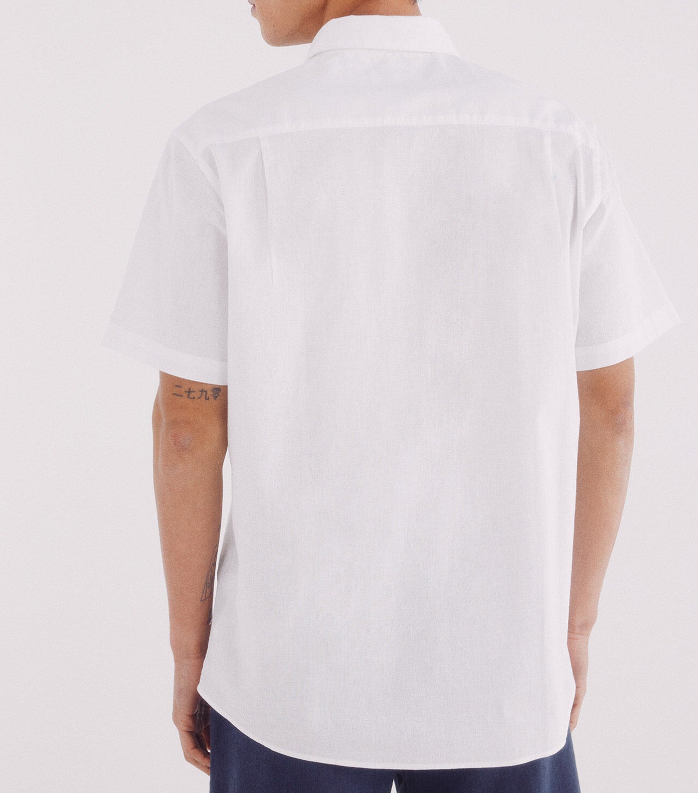 Short-Sleeved Linen Shirt