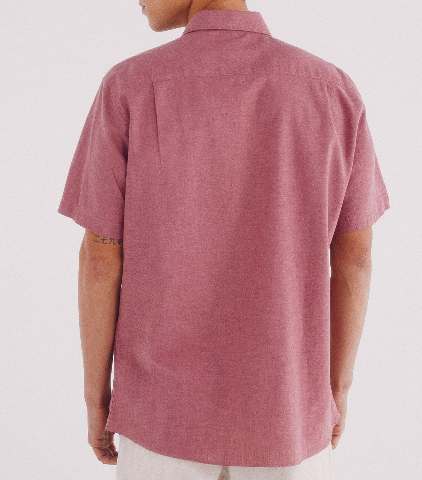 Short-Sleeved Linen Shirt